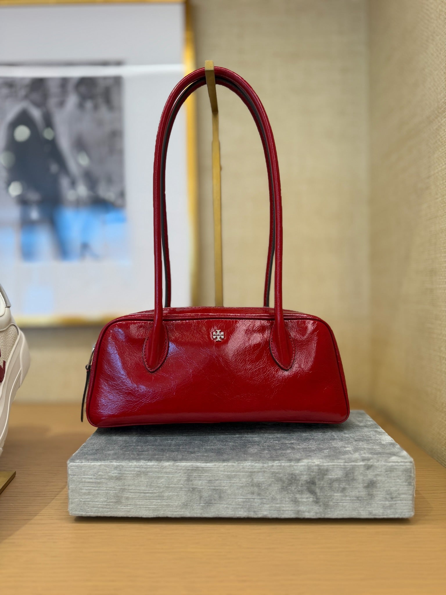 Rory Shine Box Satchel