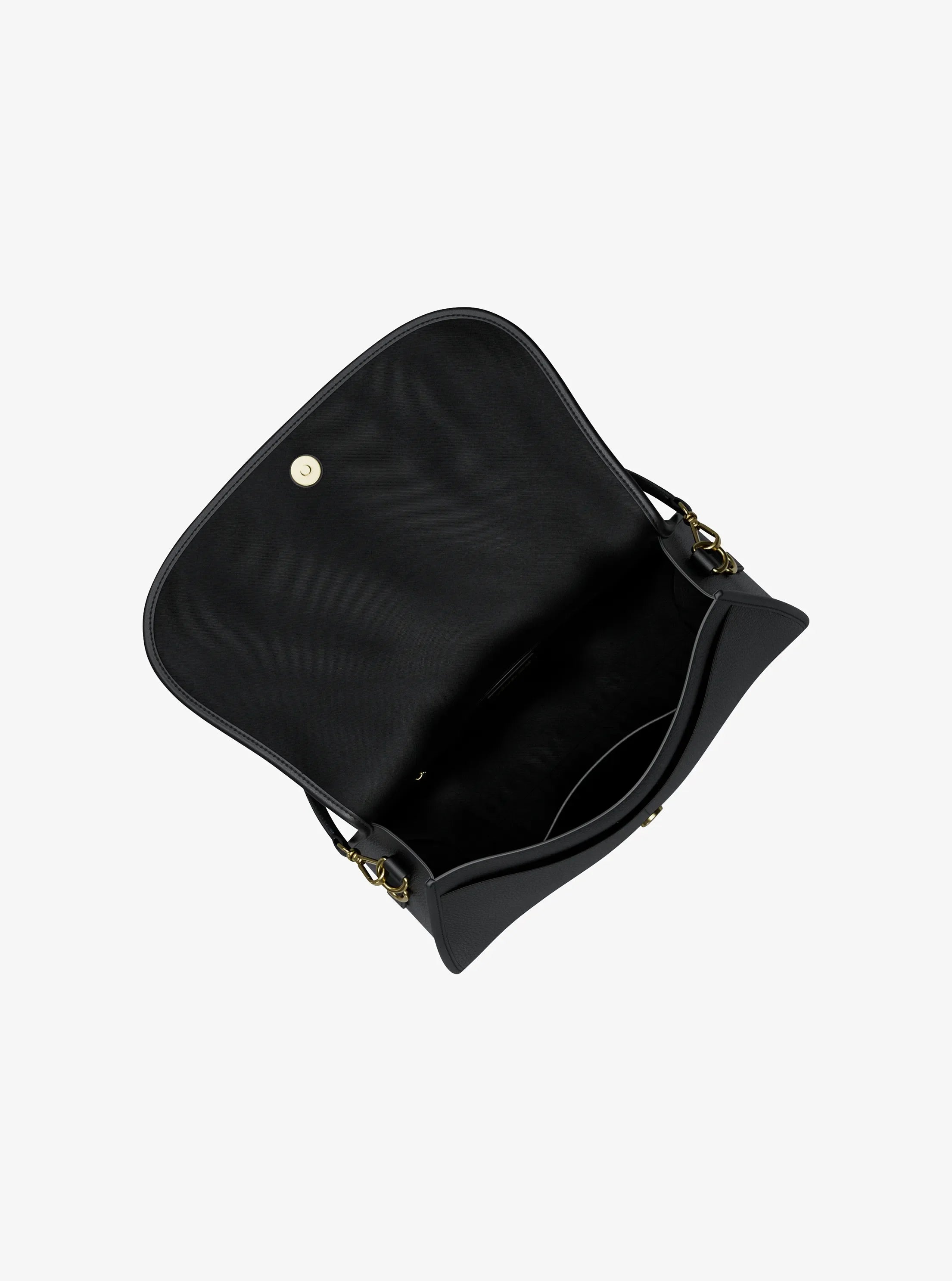Holmes Medium Pebbled Leather Convertible Messenger Bag