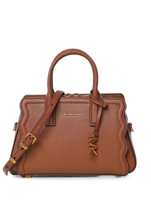Laila xs scalloped-edge handbag