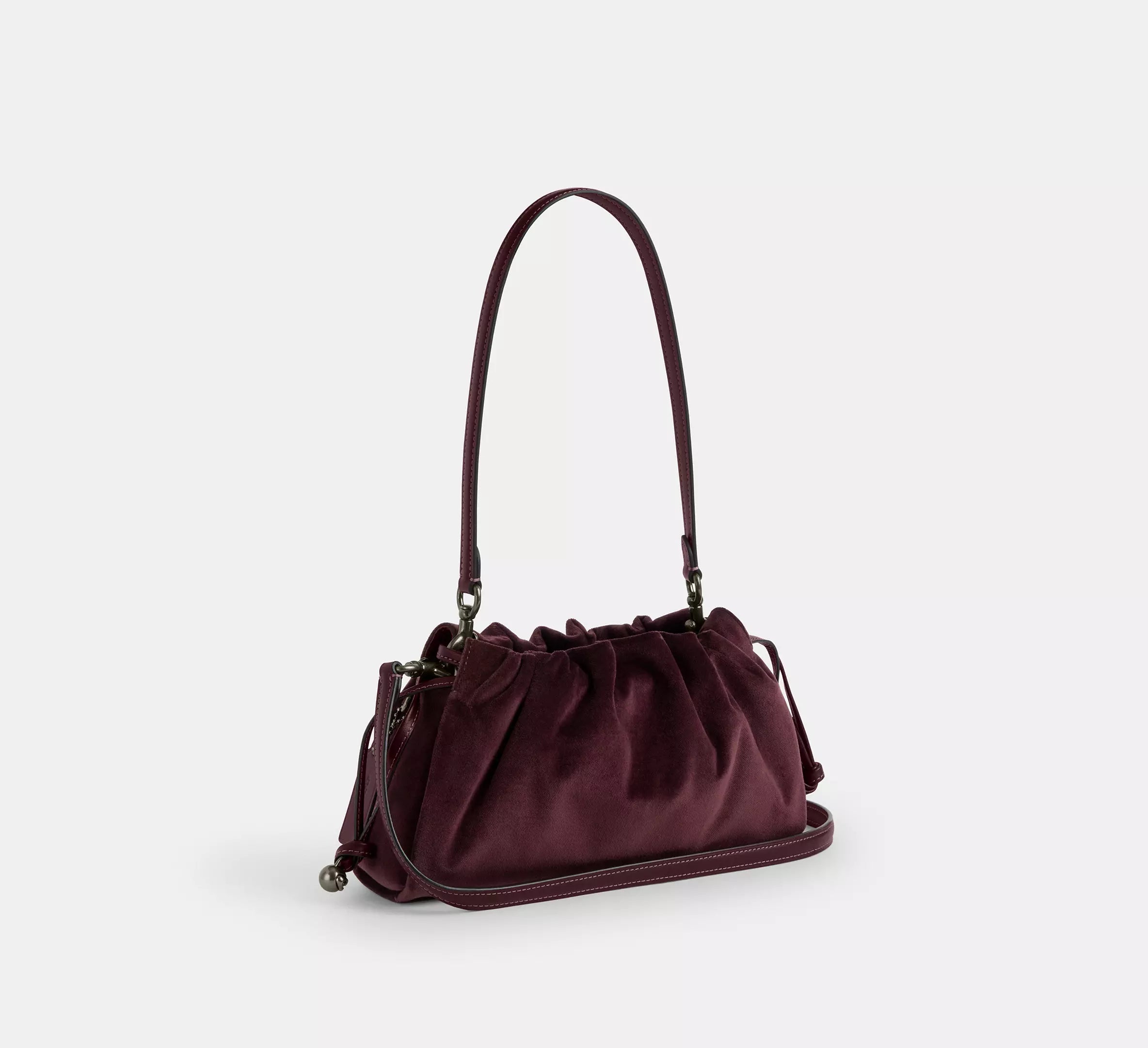 Gunmetal/Burgundy