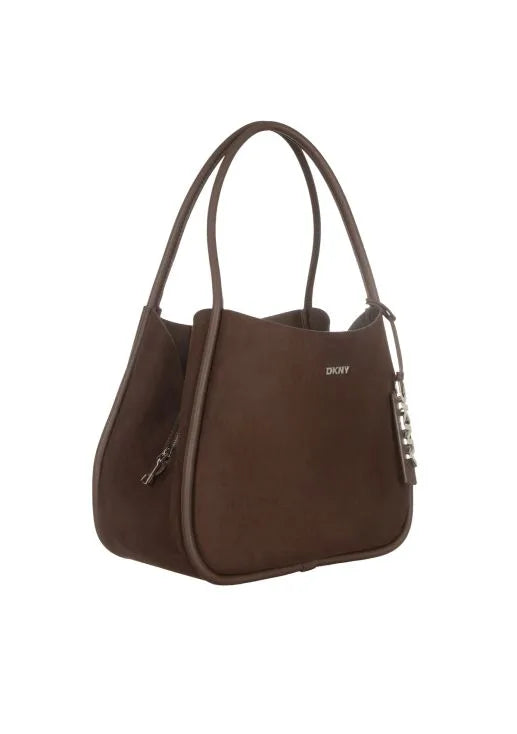 DKNY Womens Capri Large Hobo Bag - Suede