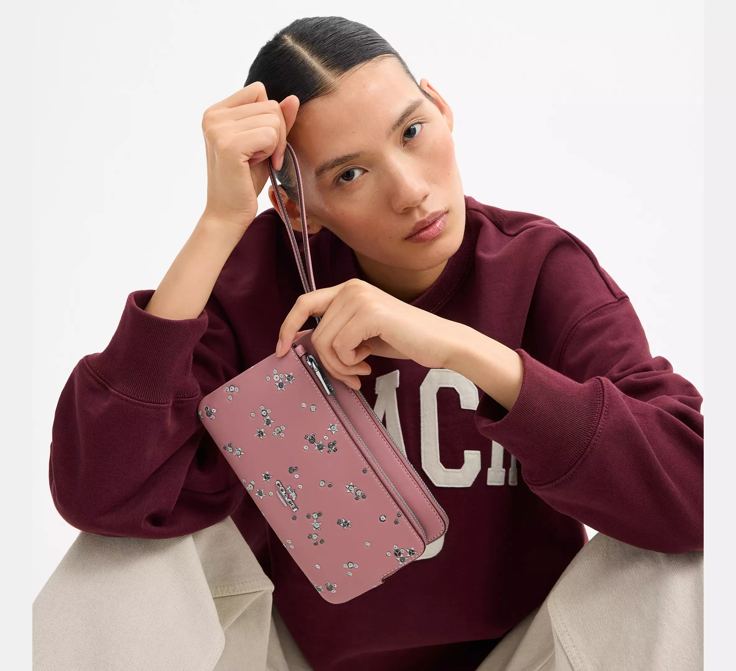 Silver/Dusty Pink Multi