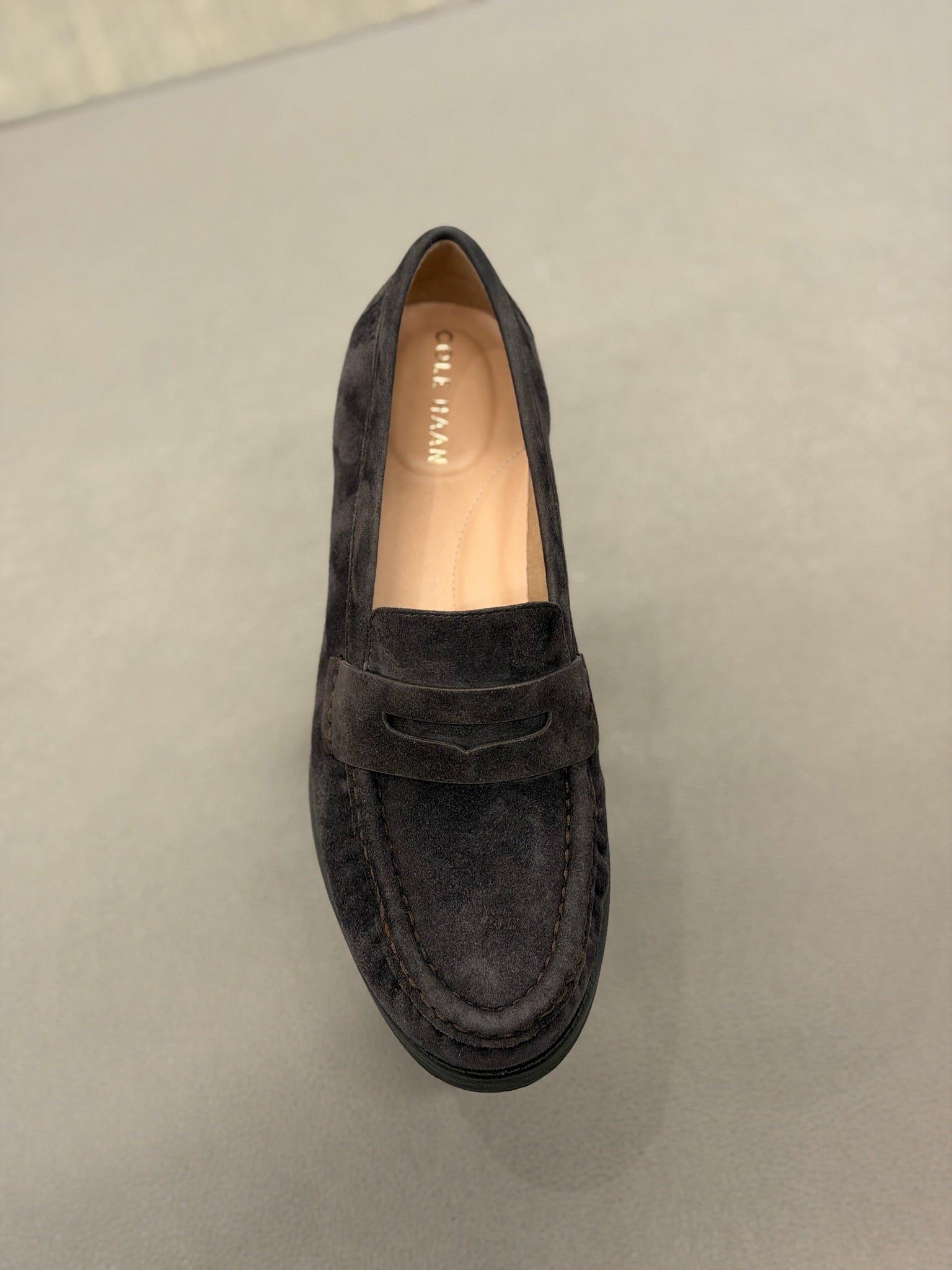 Women's Stassi Soft Leather Penny Loafers Suede