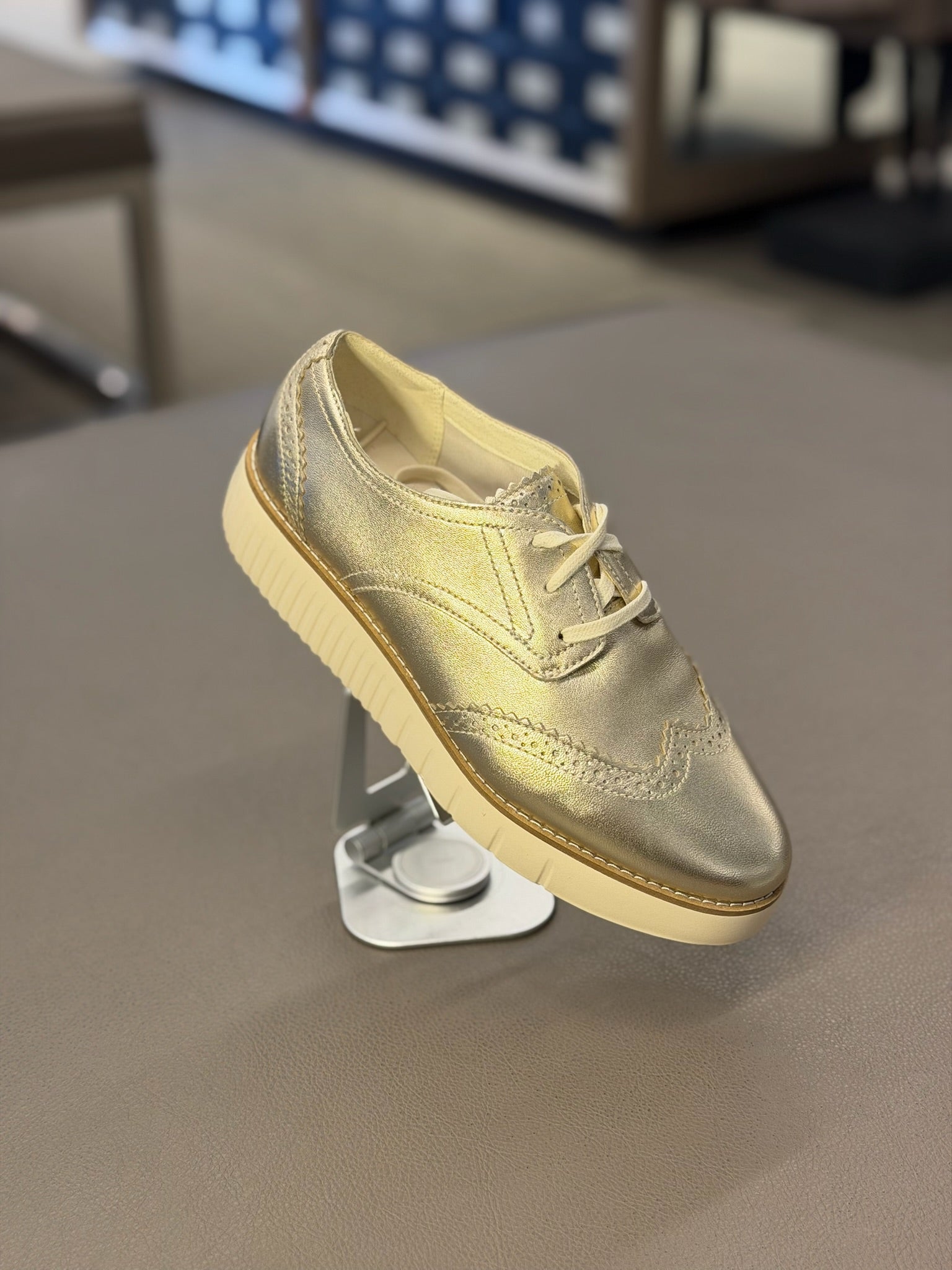 Women's Grand City Platform Oxfords Gold