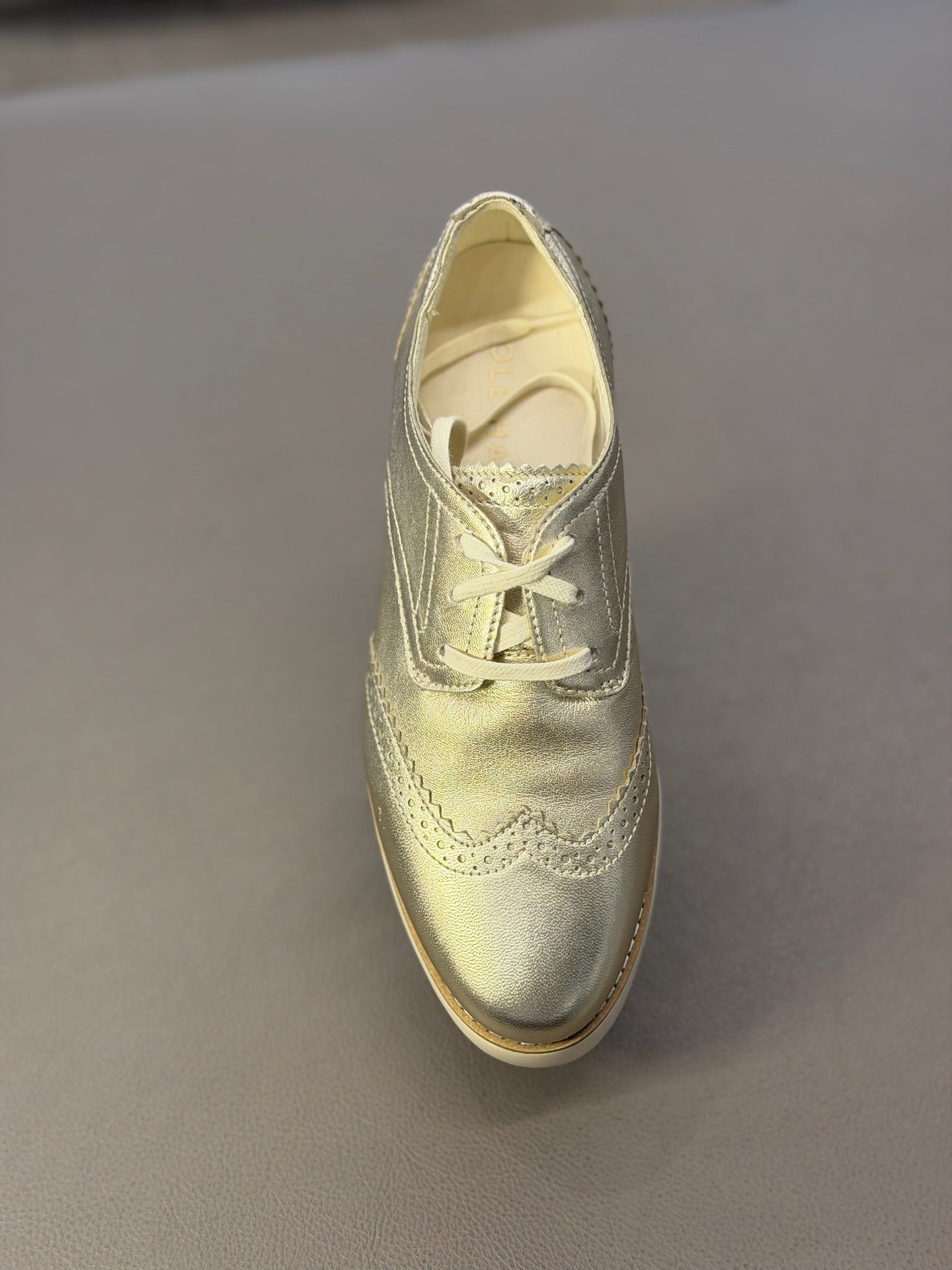 Women's Grand City Platform Oxfords Gold