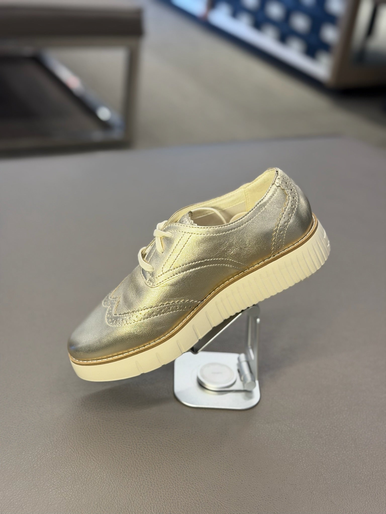 Women's Grand City Platform Oxfords Gold