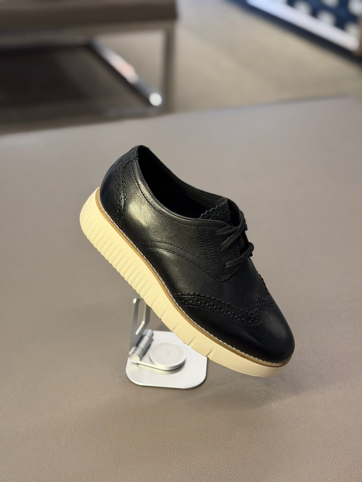 Women's Grand City Platform Oxfords Black