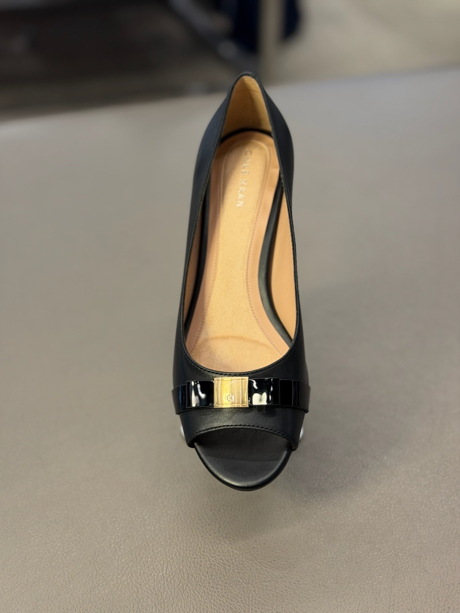 Salvatore Ferragamo Bow Wedge Pump