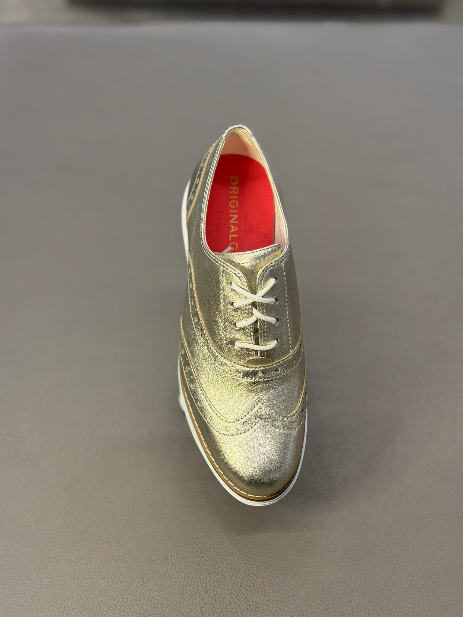 Women's Øriginalgrand Camarin Wingtip Oxfords Gold