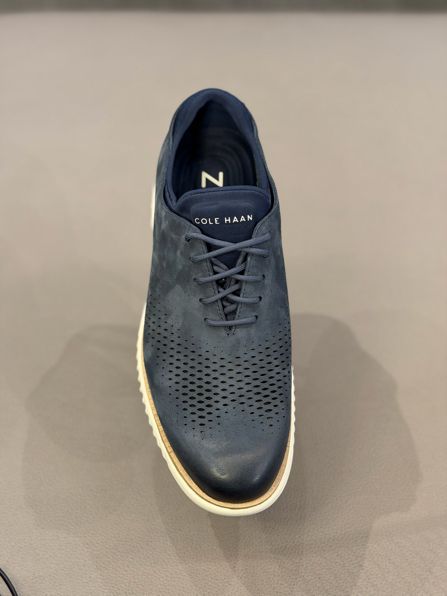 Men's ZERØGRAND Remastered Stitchlite Wingtip Oxfords Navy