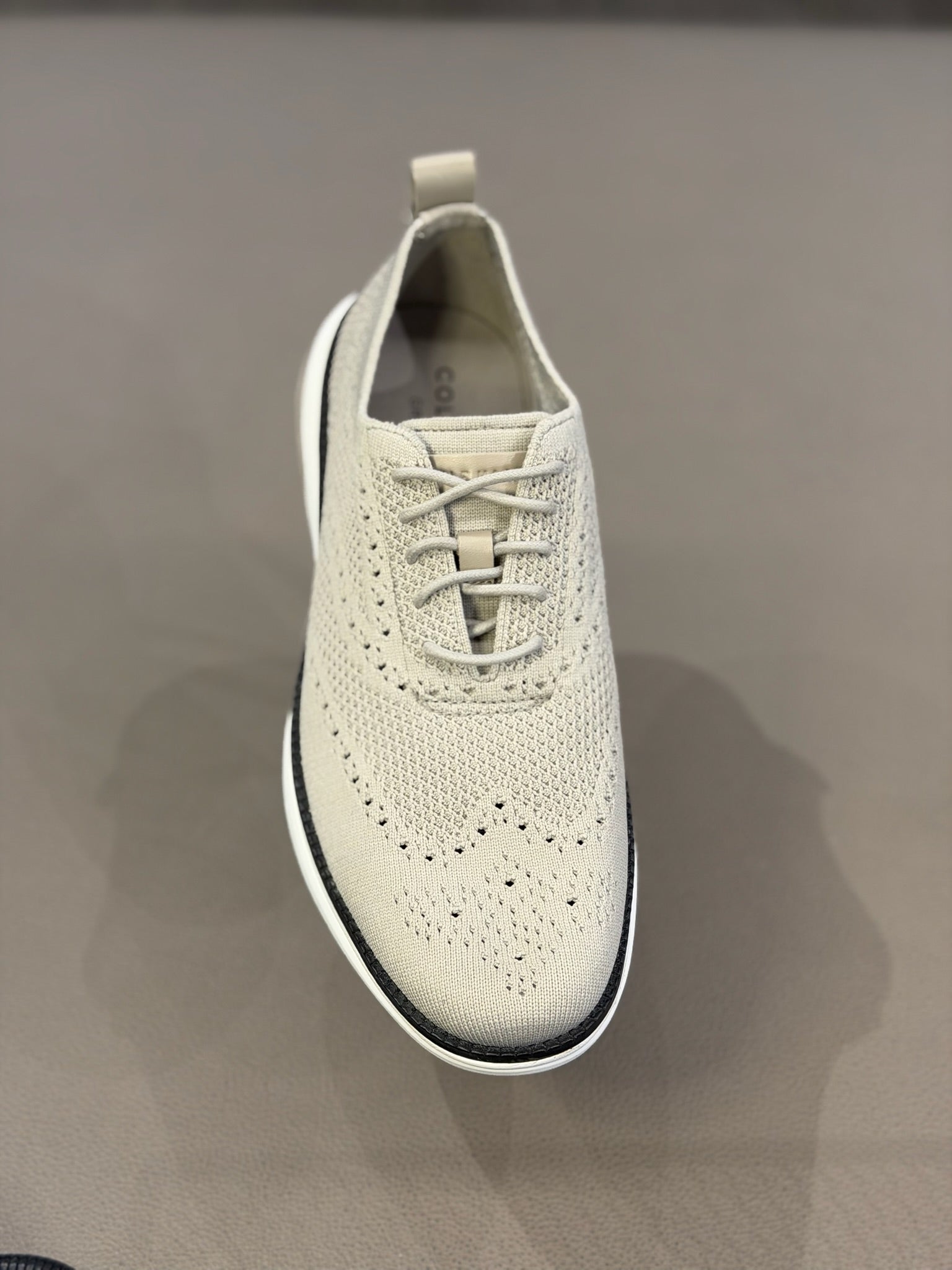 Men's Natural Grand Hurrion Stitchlite Wingtip Oxford Taupe