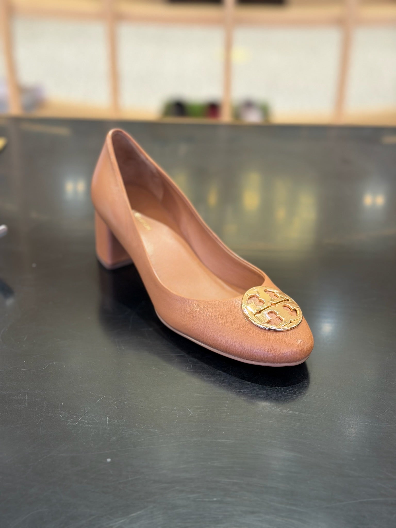 Chelsea Block Heel Pumps