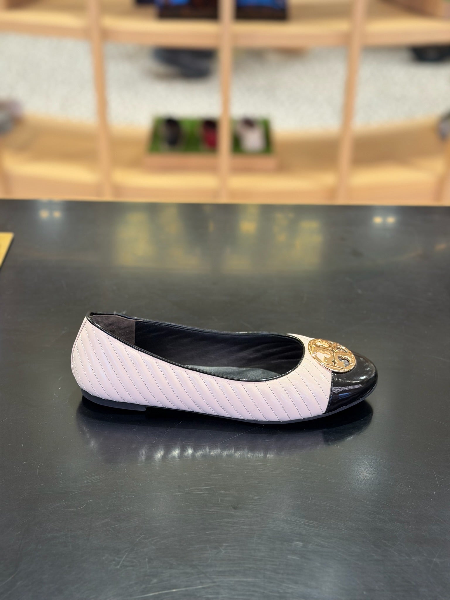 Minnie Travel Ballet Flats Light Cream