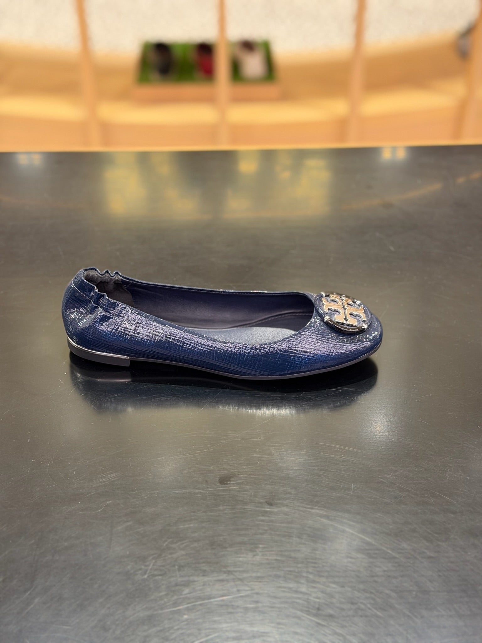 Minnie Travel Ballet Flats Navy