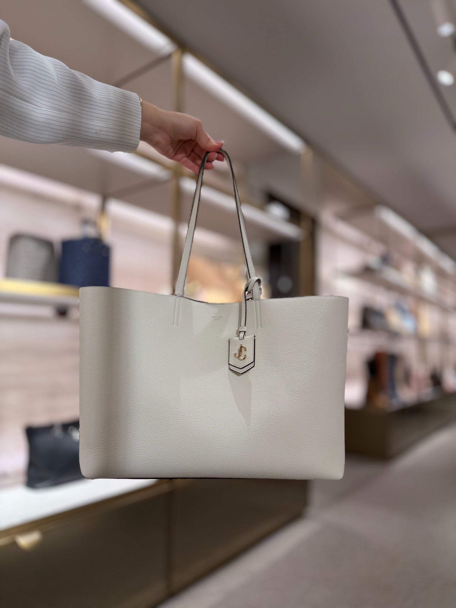 ONine2five Grainy Leather Tote