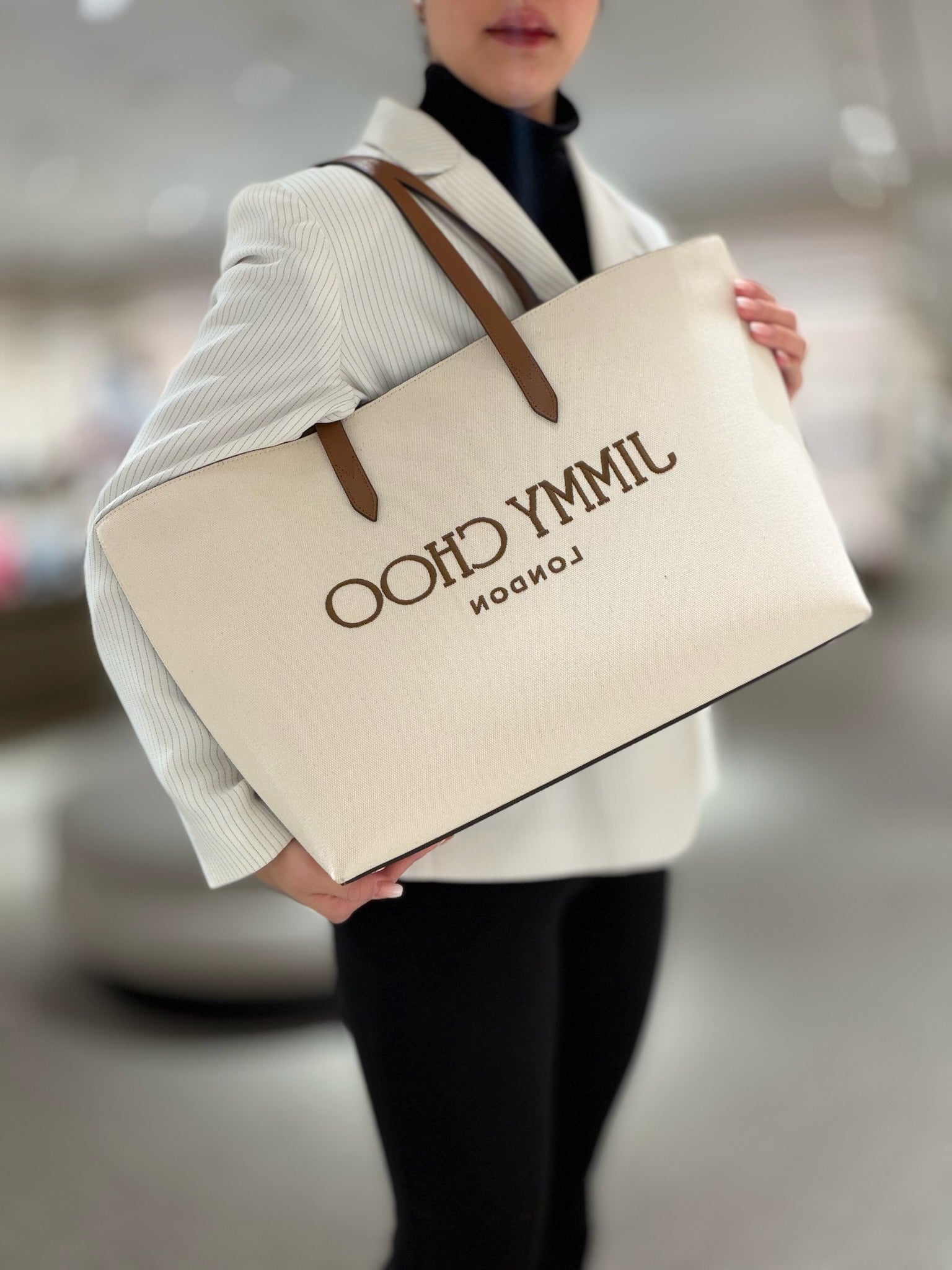 Canvas Embroidered Tote