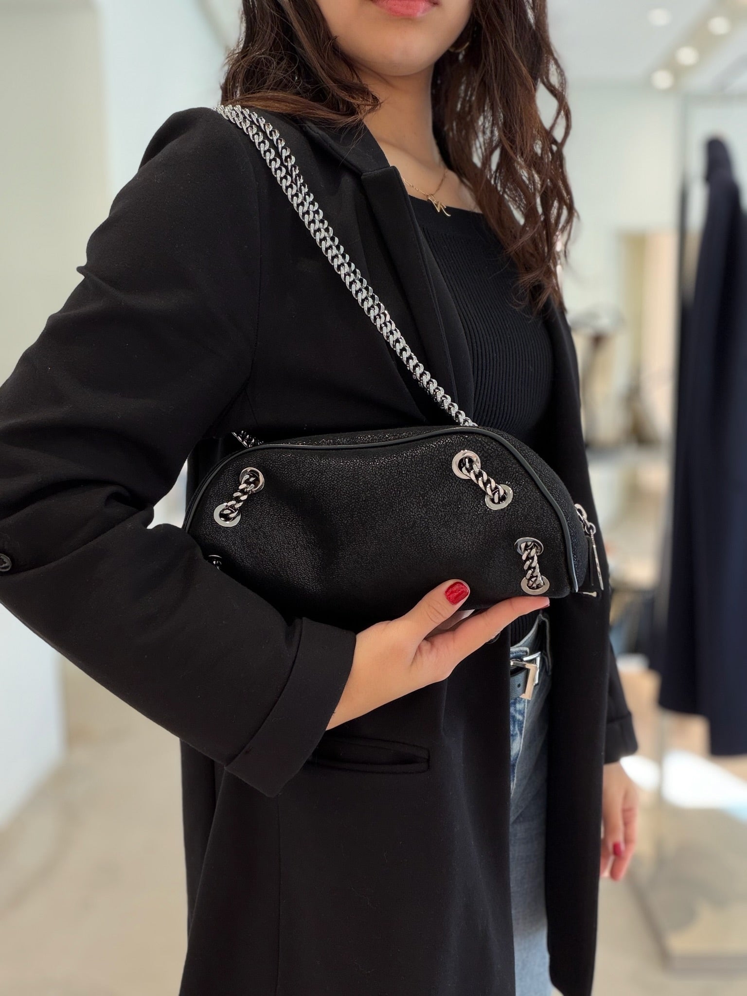 Stella McCartney Logo Bumbag - Black