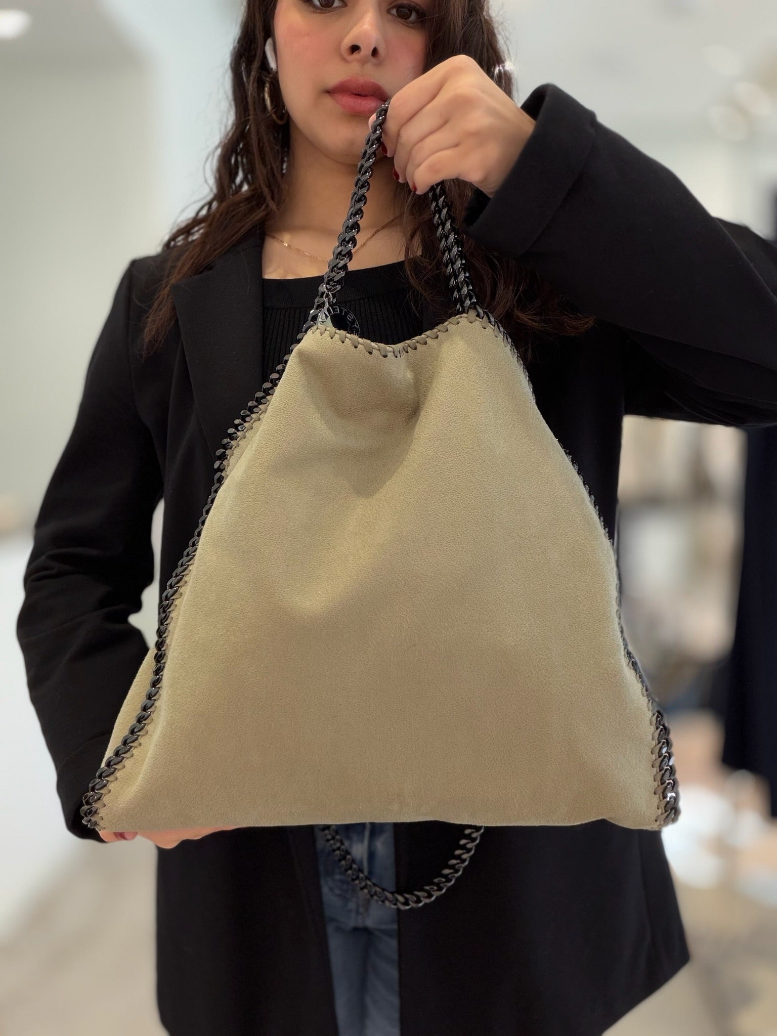 Stella McCartney Falabella Large Tote - Beige