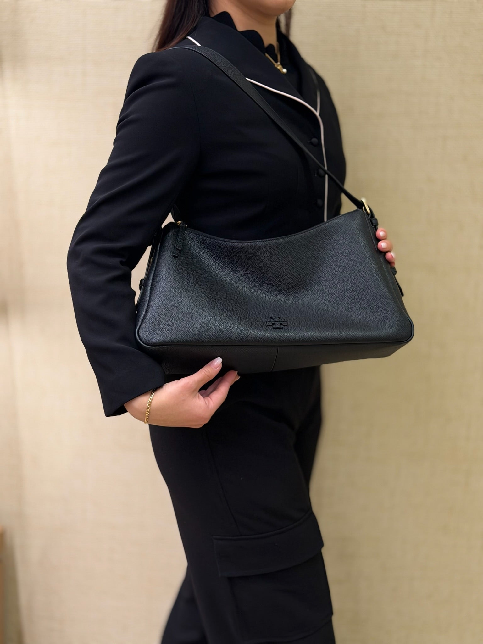 Thea Zip Top Shoulder Bag