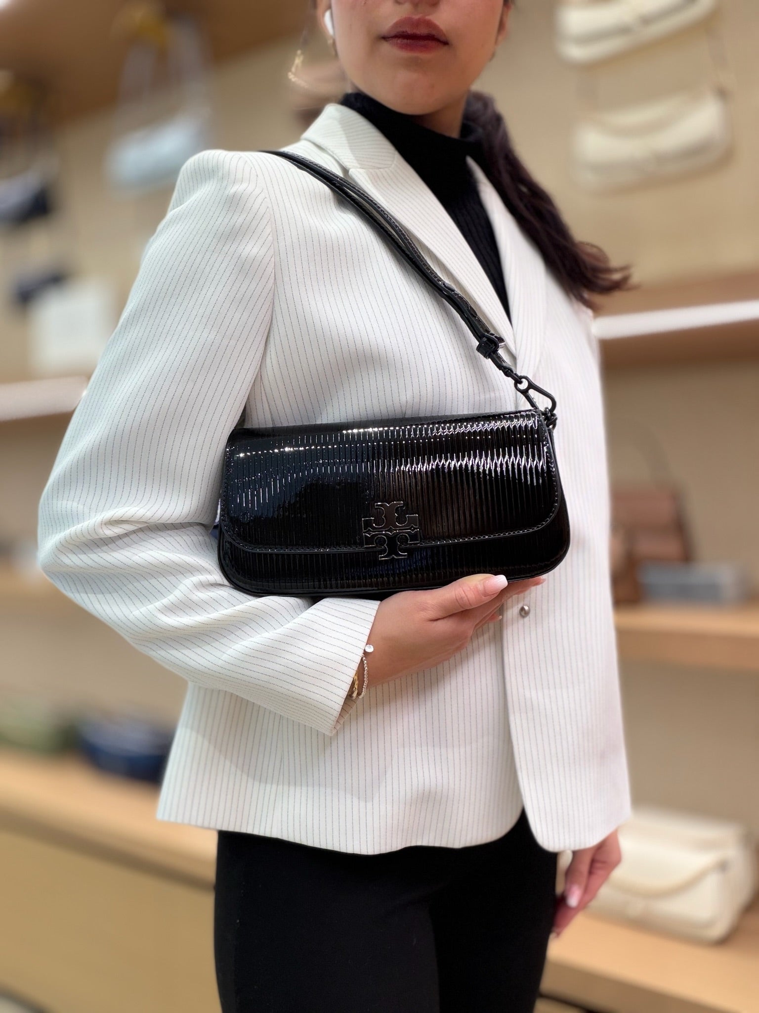 Britten Patent Linear Convertible Crossbody