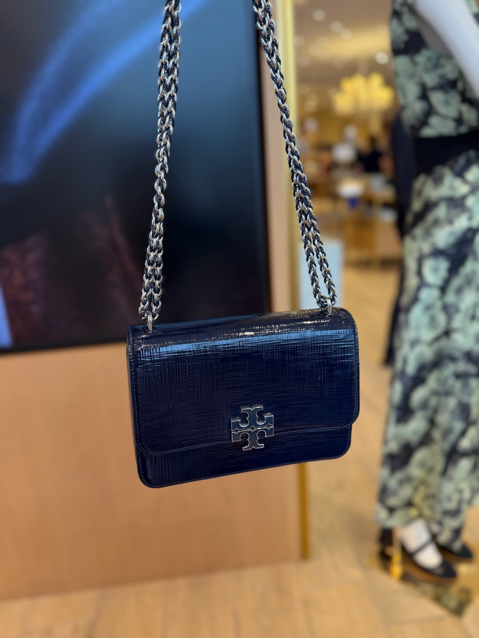 Britten Saffiano Small Shoulder Bag