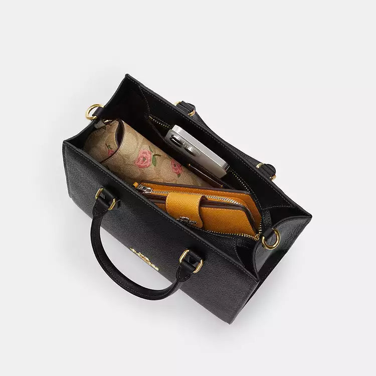 Maggie Small Tote Bag In Signature Leather