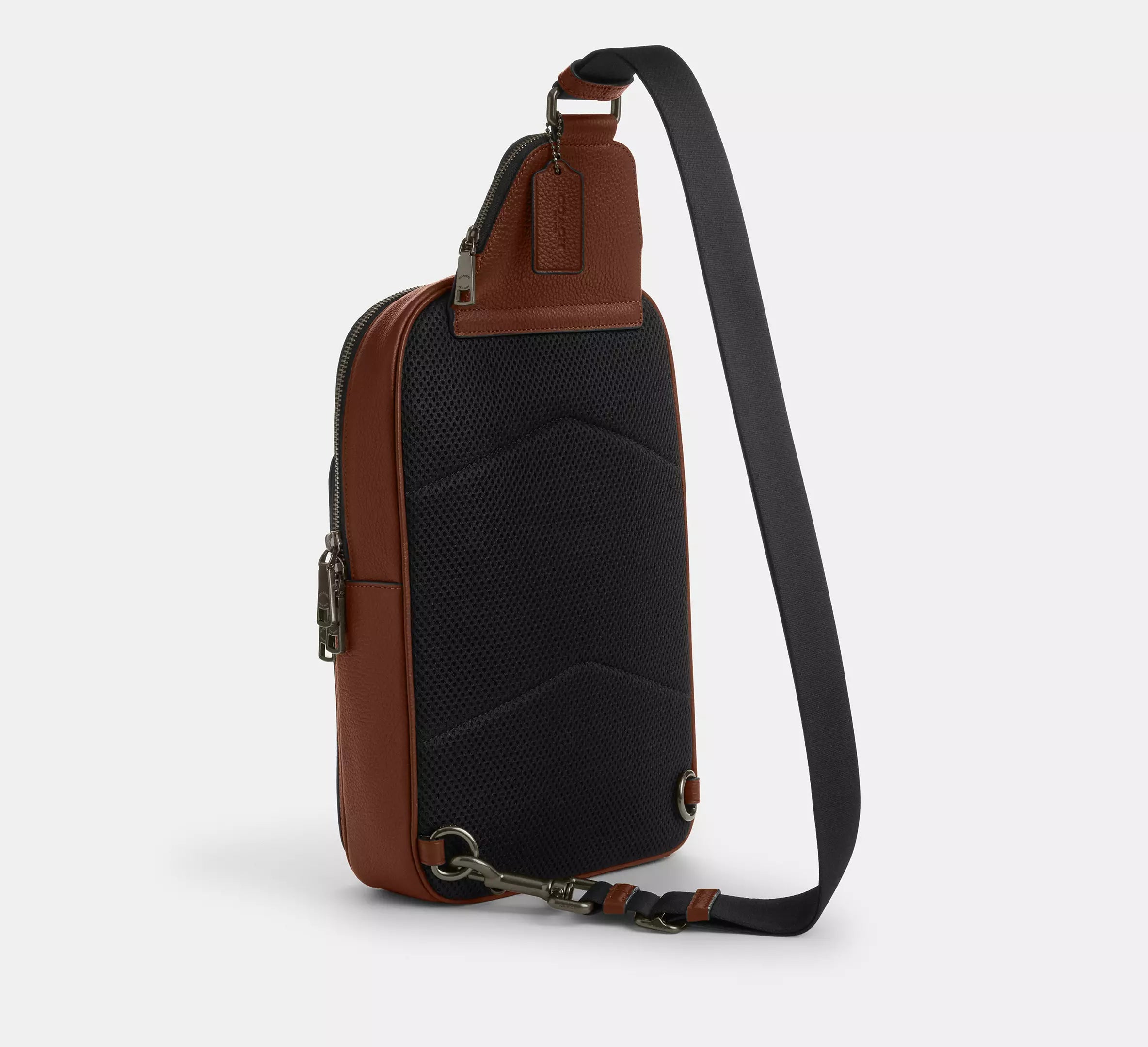 Gunmetal/Saddle