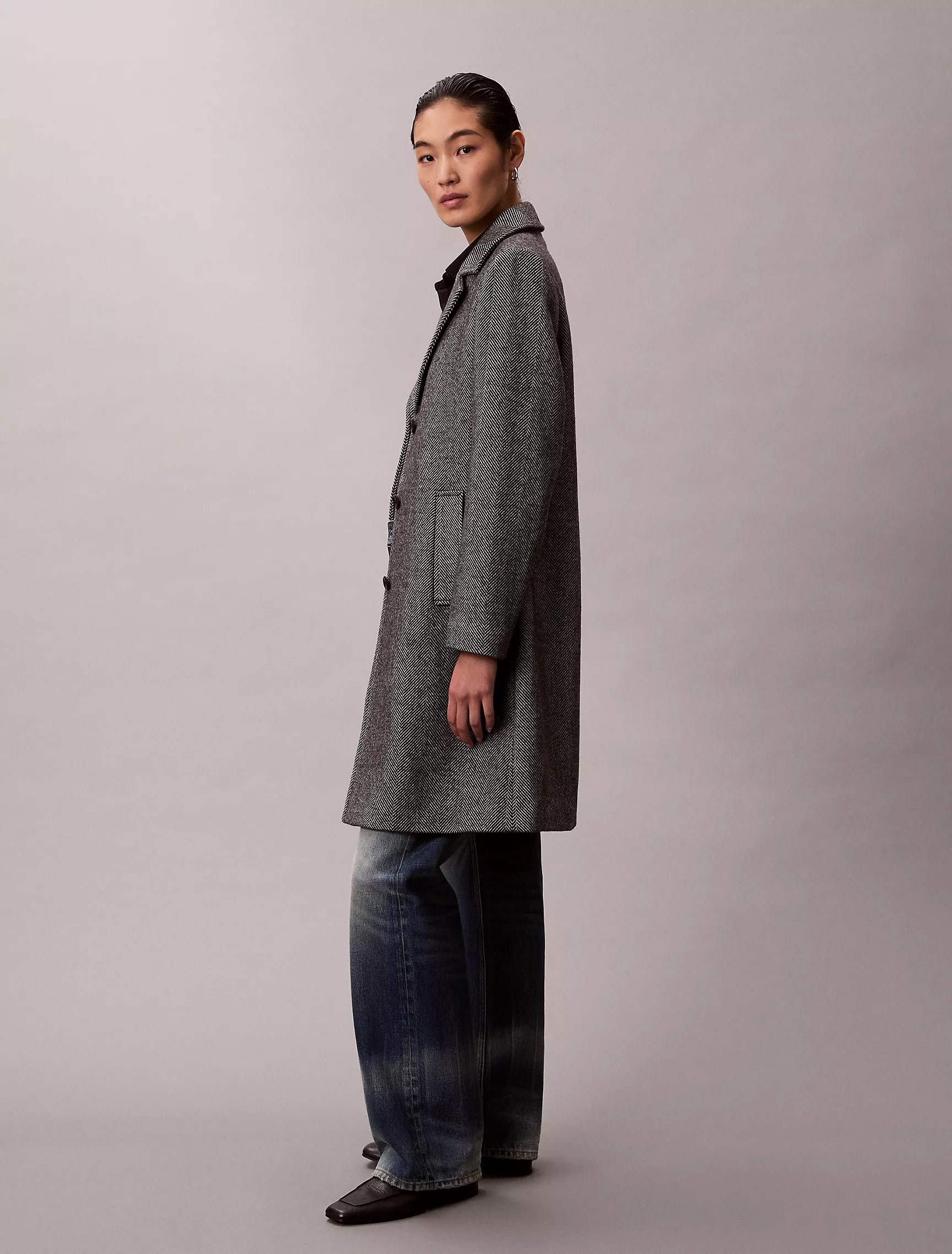 Herringbone Black / White