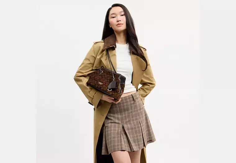 Coach Elise Shoulder Bag in Signature Chenille