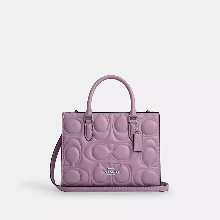 Maggie Small Tote Bag In Signature Leather