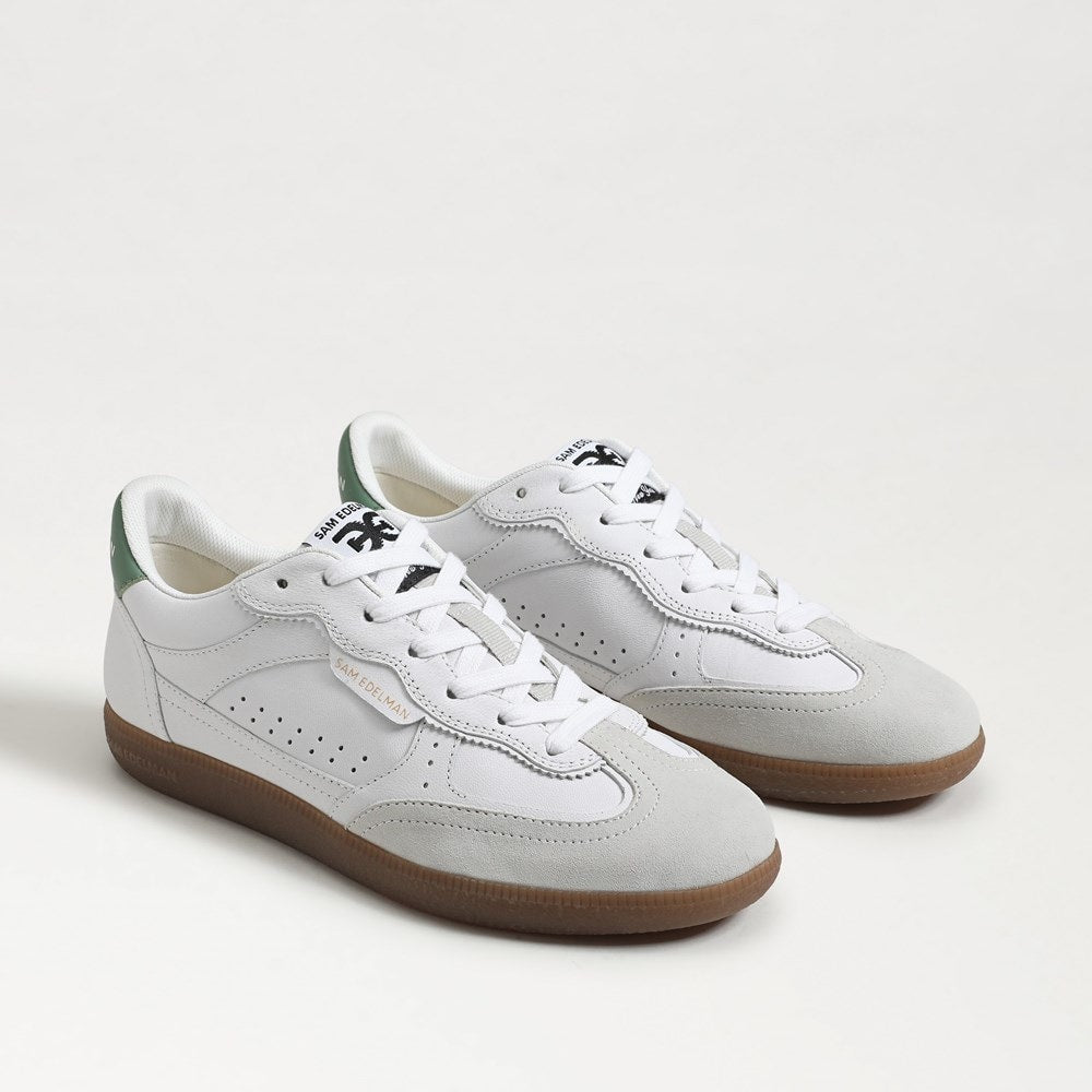 Run White/Green Garden Suede