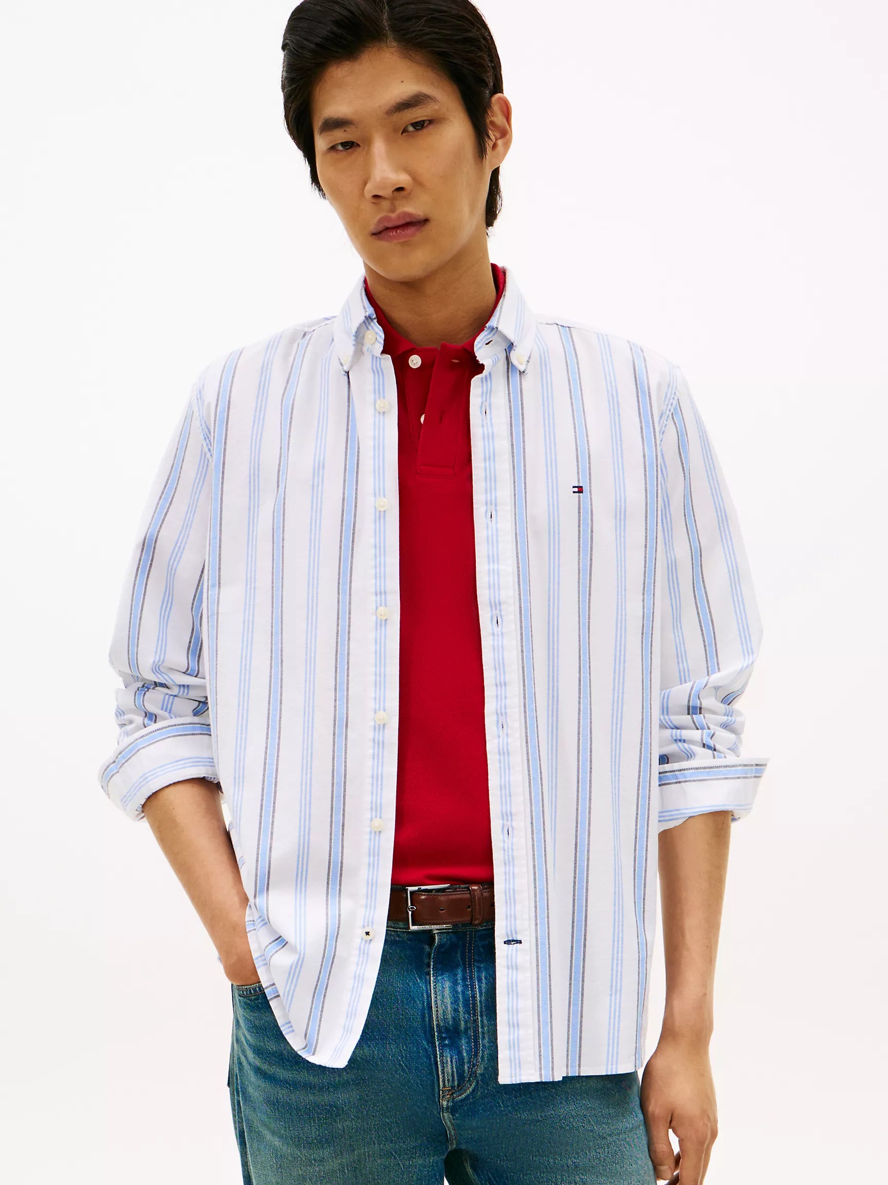 Blue Spell/White Stripe