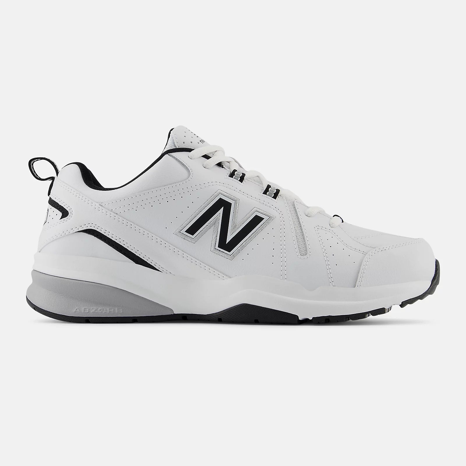 Nb White With Black 100 And Silver Metallic
