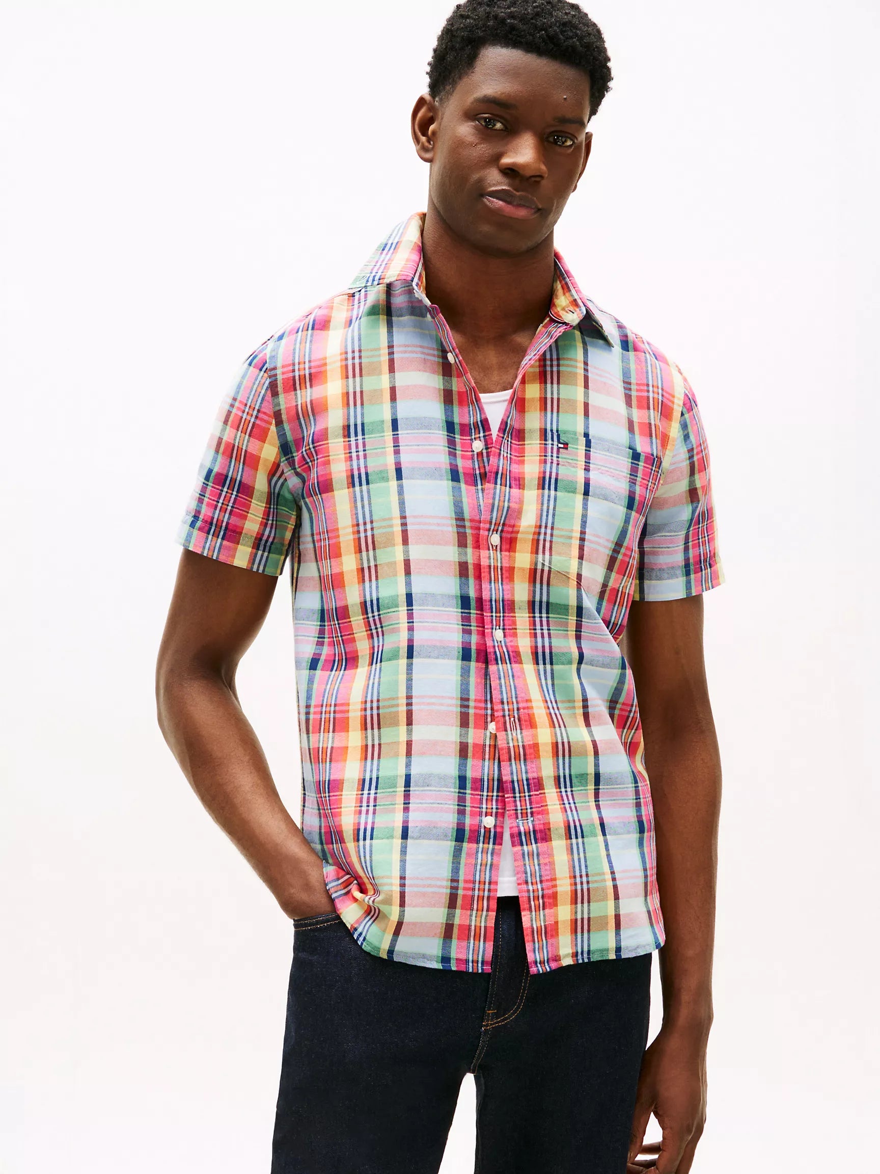 Brilliant Orange Multi Check