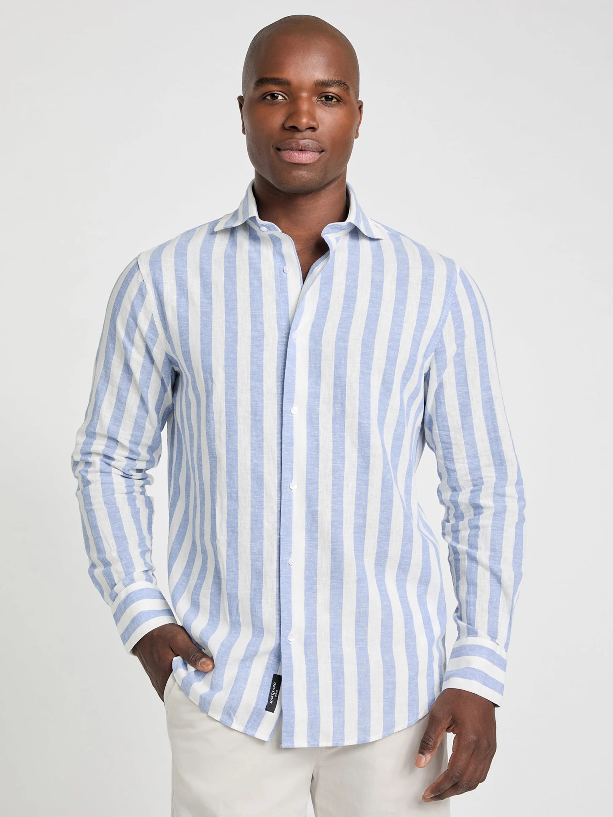 Lightblue & White Microst