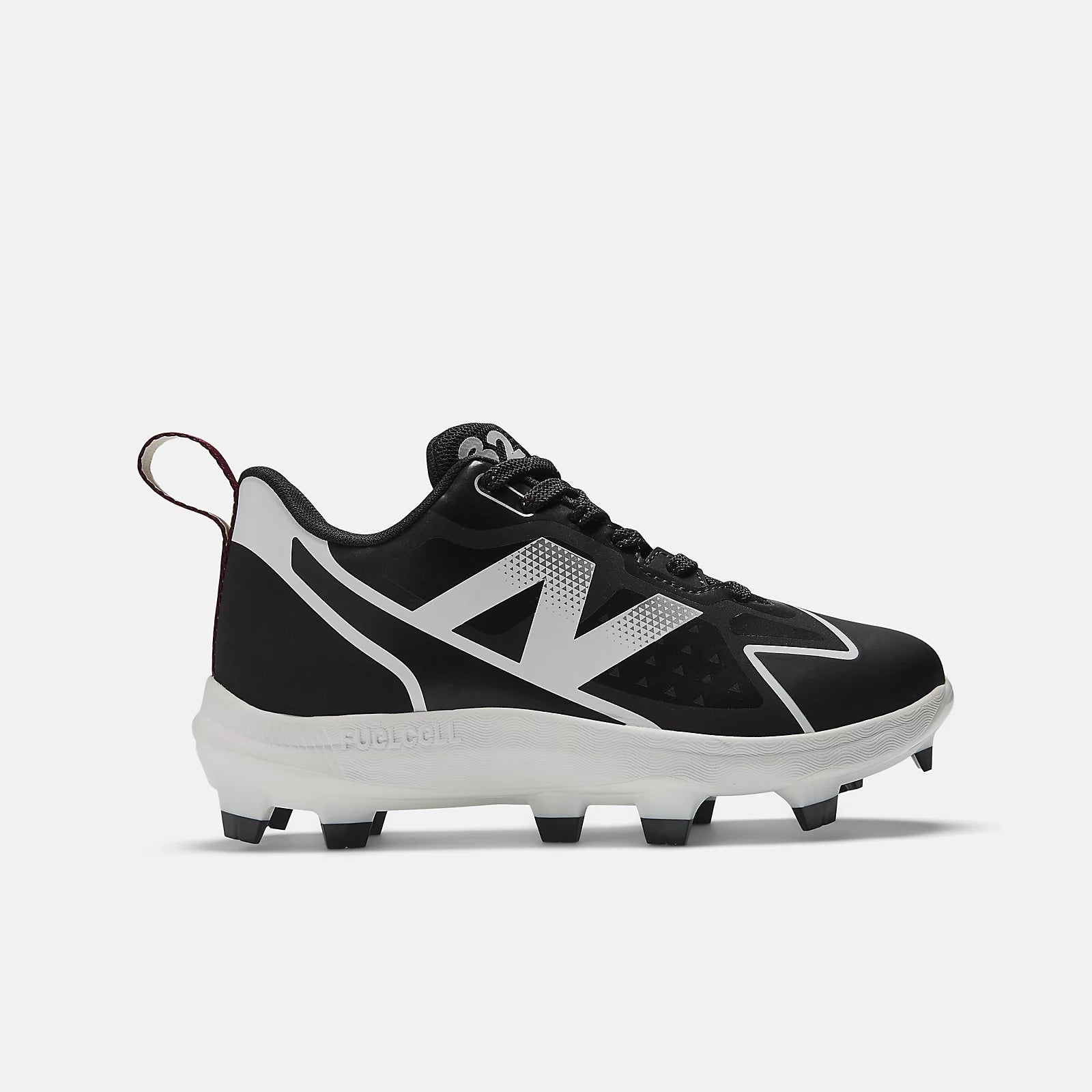 Black With White And Mercury Red