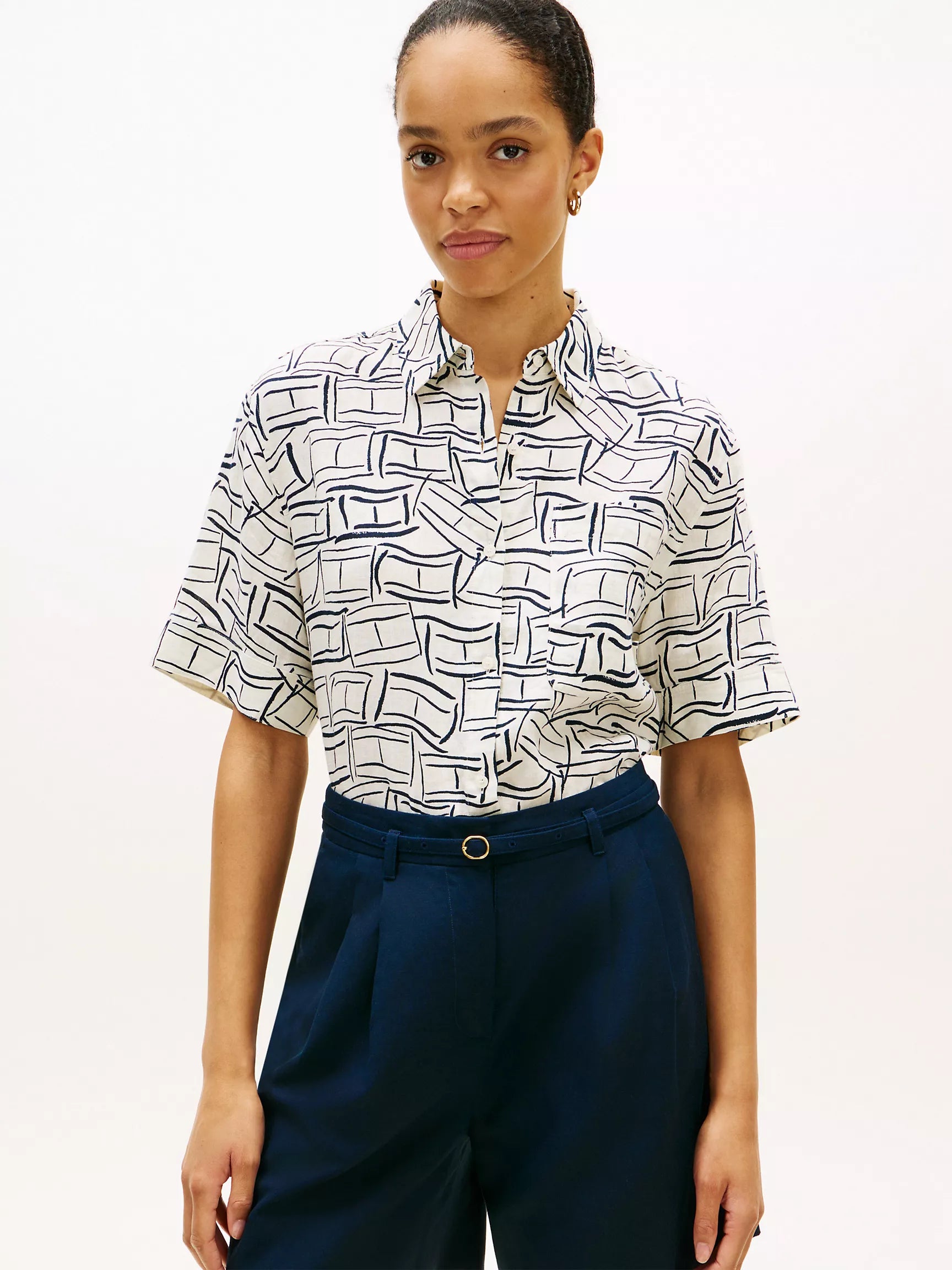 Calico / Navy