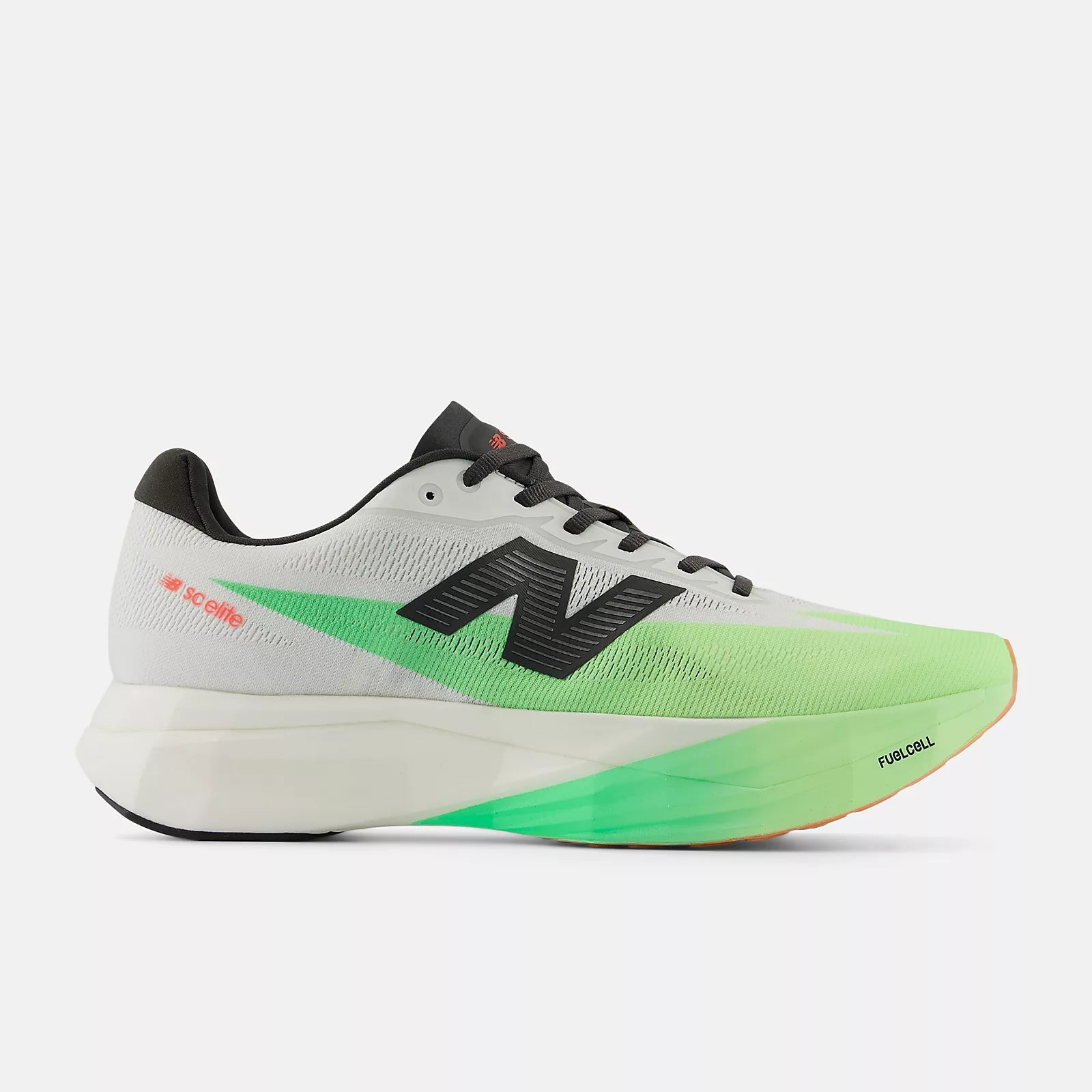 Nb 103 White With Mint Flash And Lime Leaf