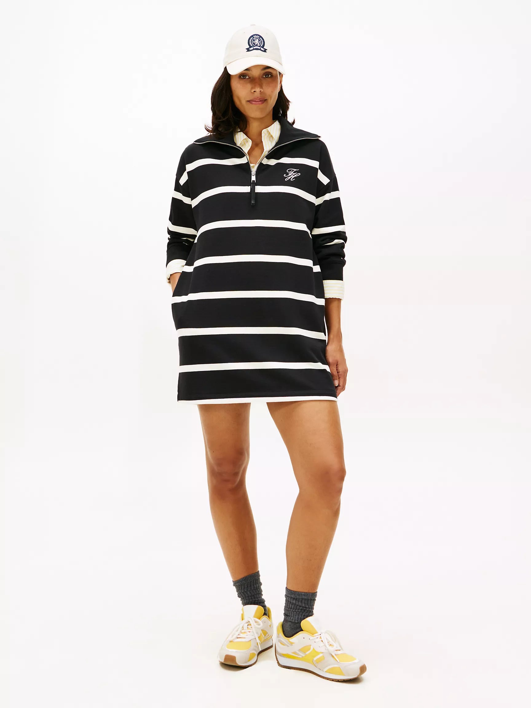 Black / Calico Stripe