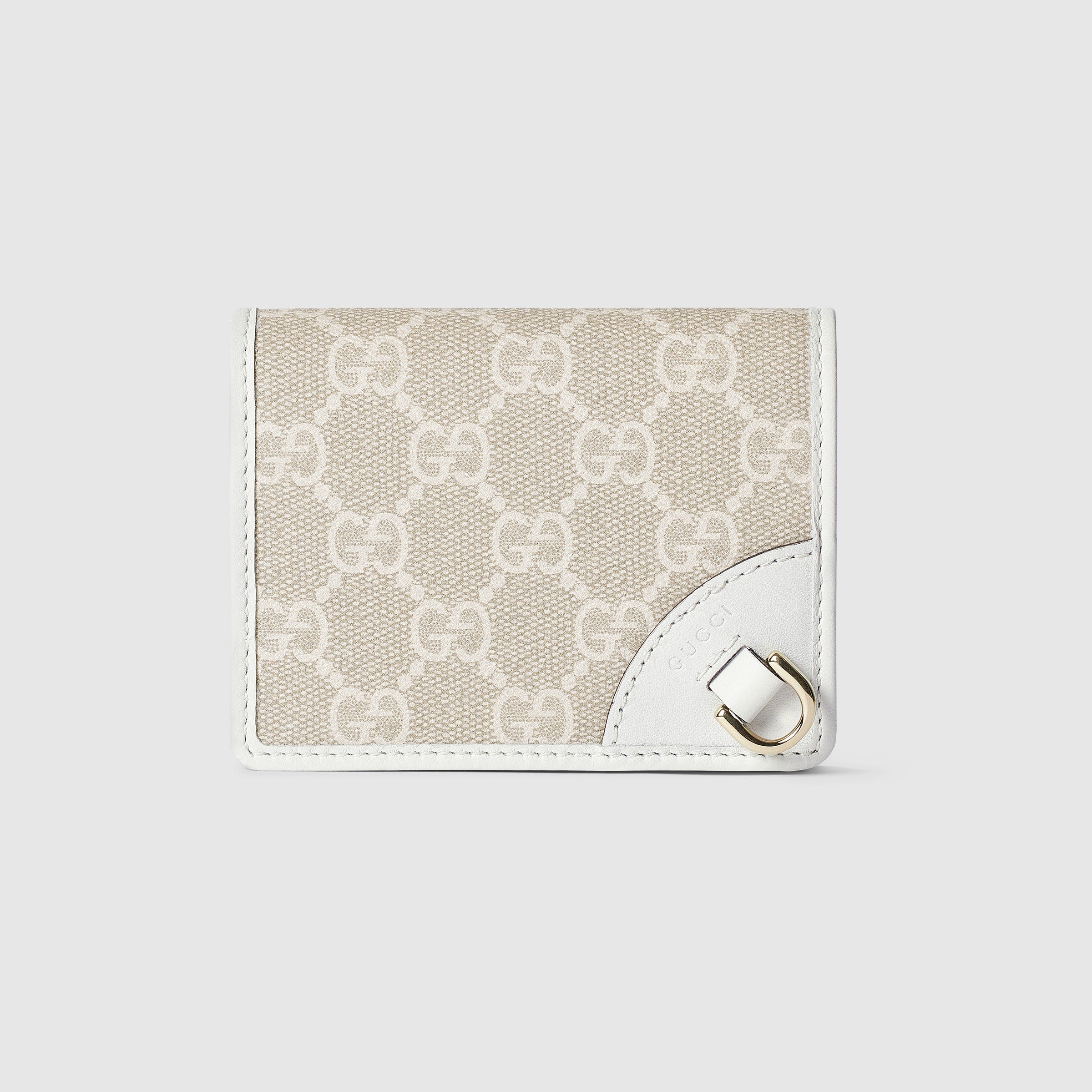 tejido con GG beige y café
