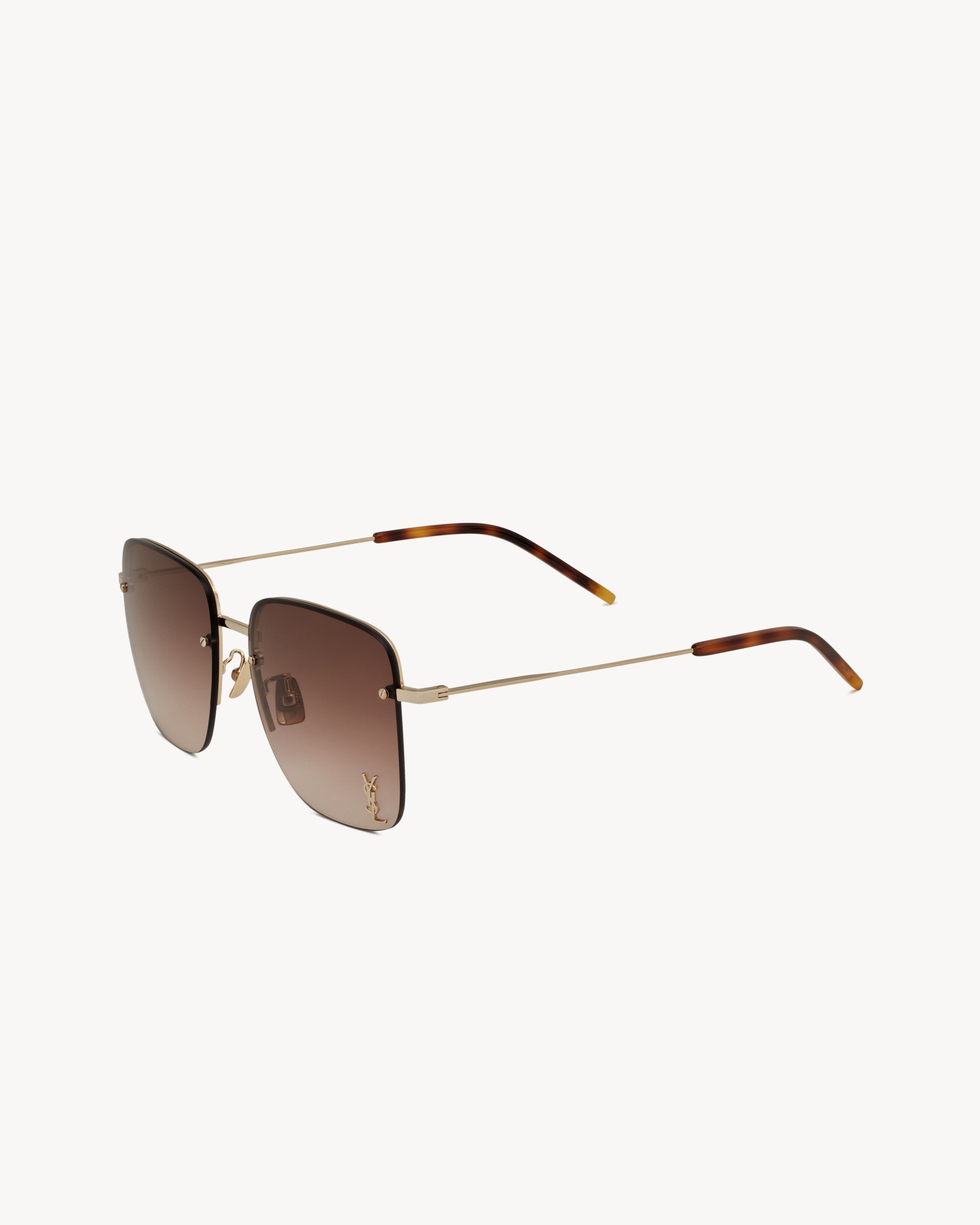 Light Gold And Gradient Brown