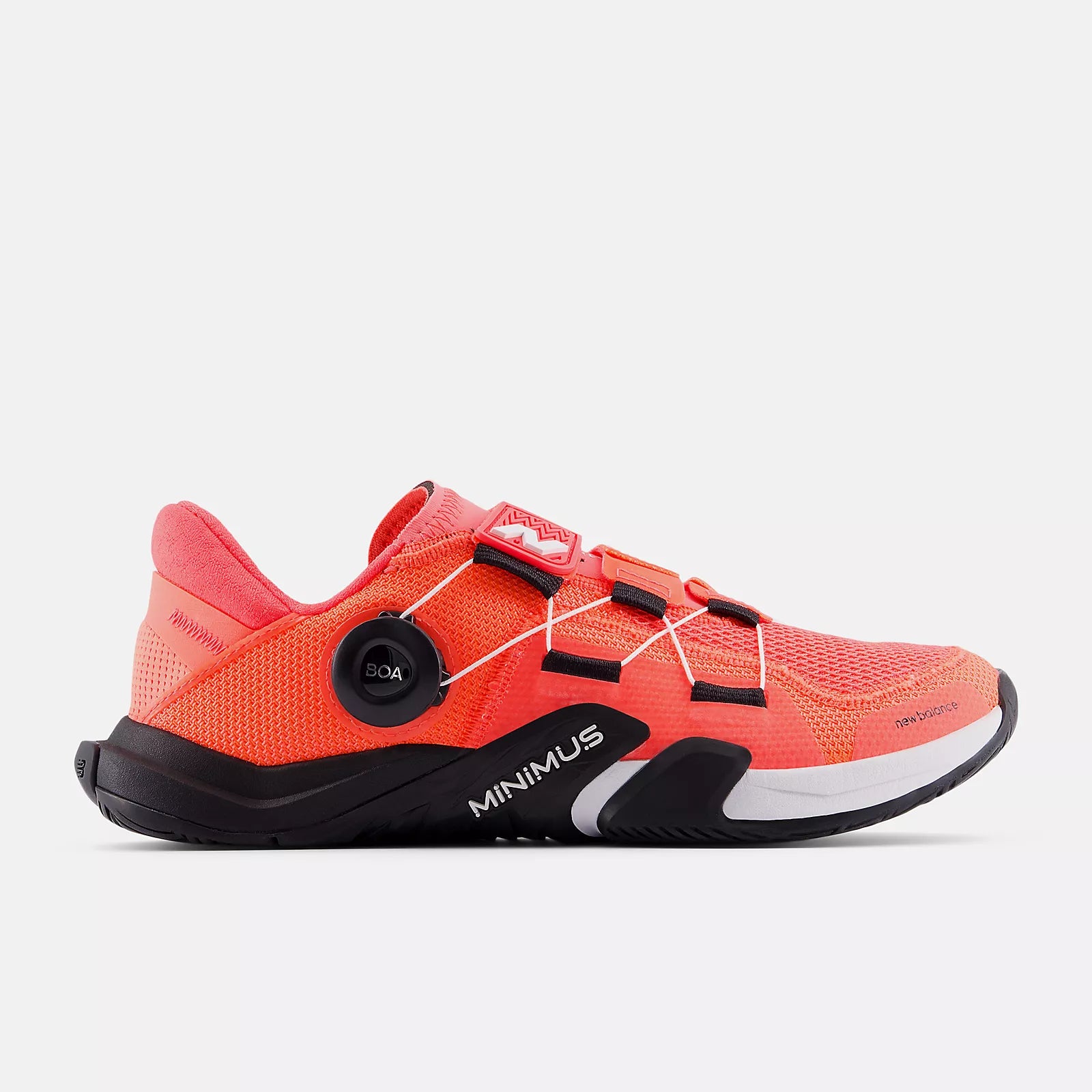 Urgent Red With Black And White
