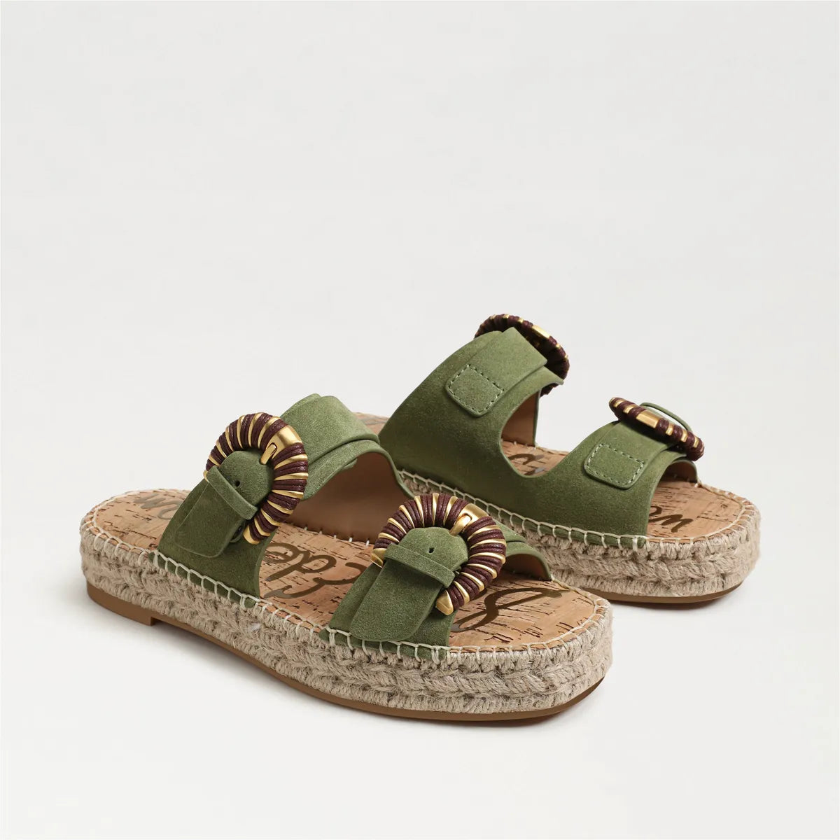 Summer Olive Suede