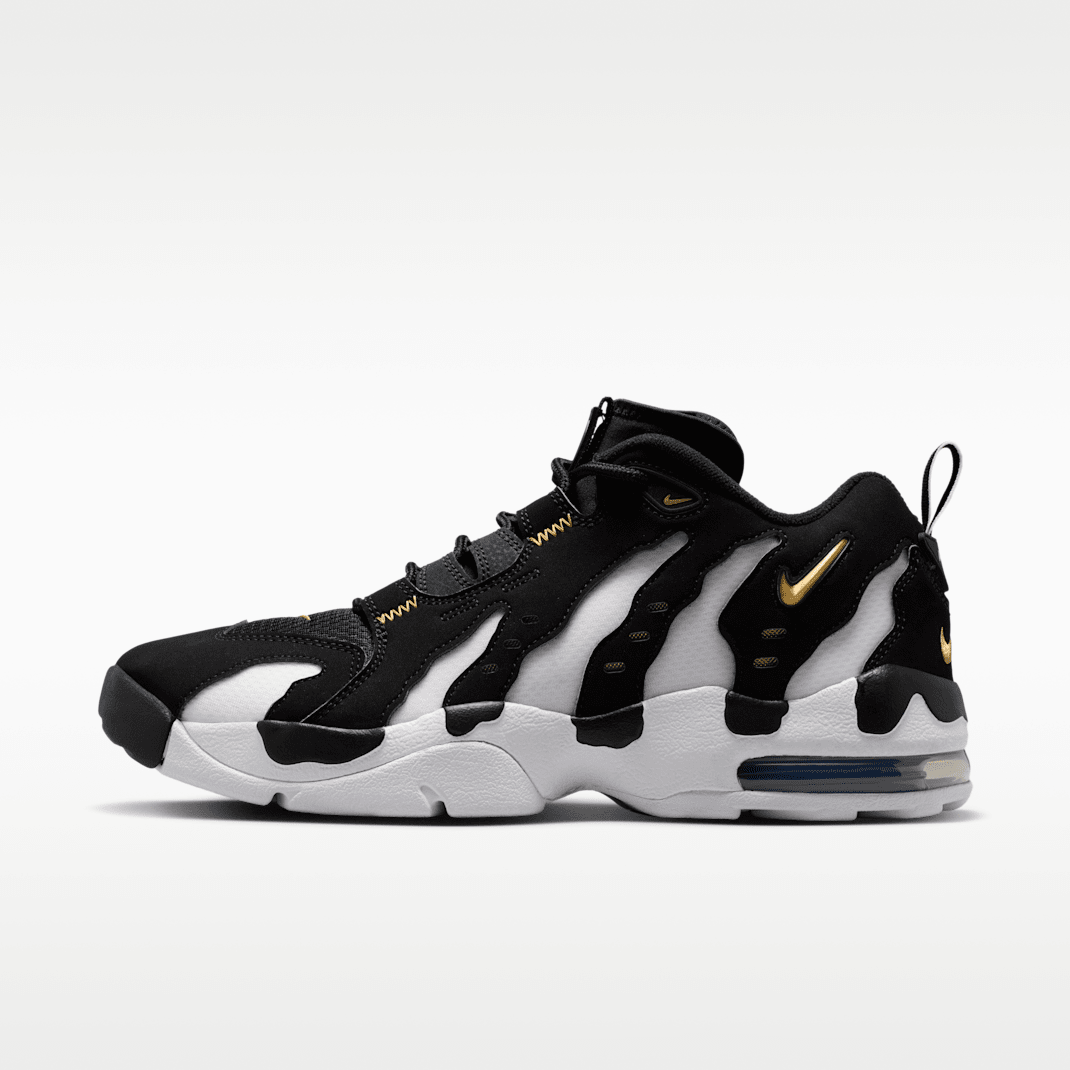 Black/White/Metallic Gold