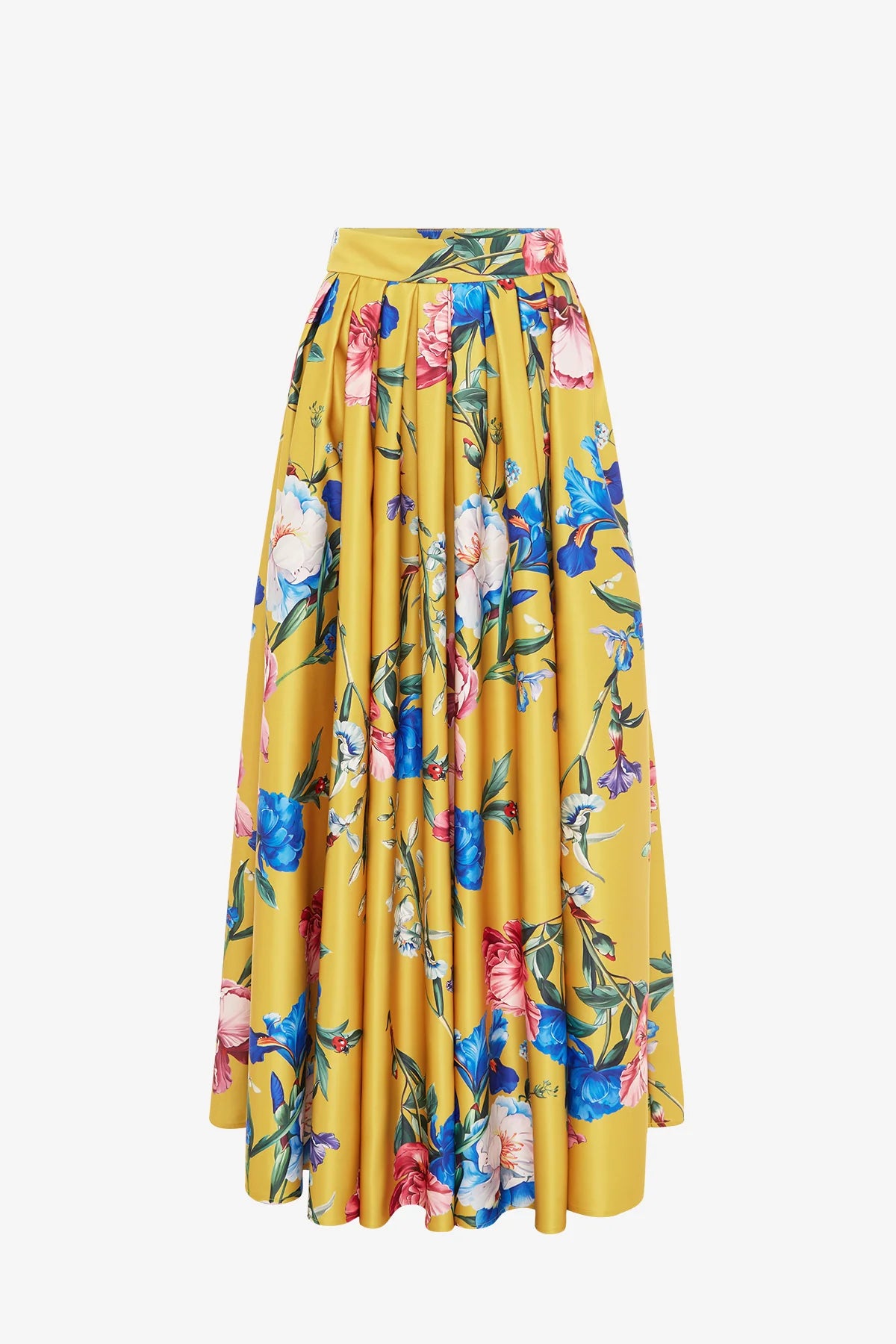Garden Print in Mustard