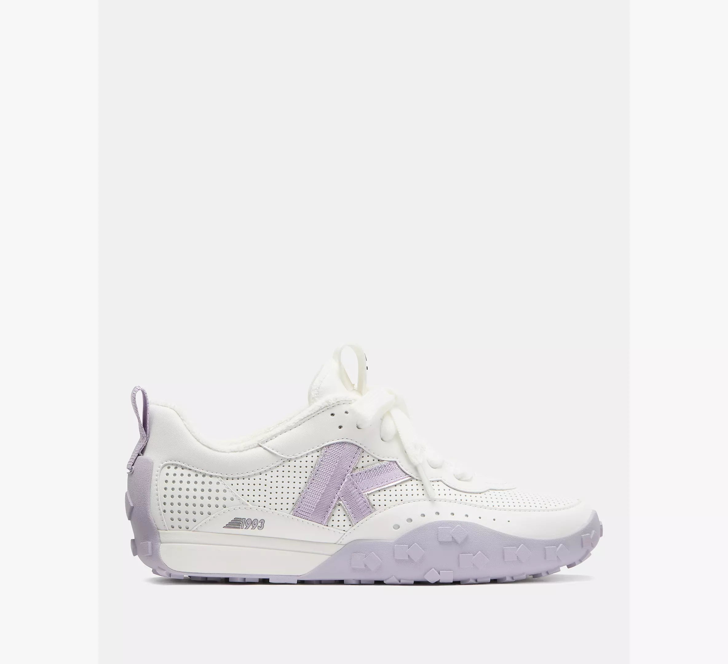 True White/Lavender Cream