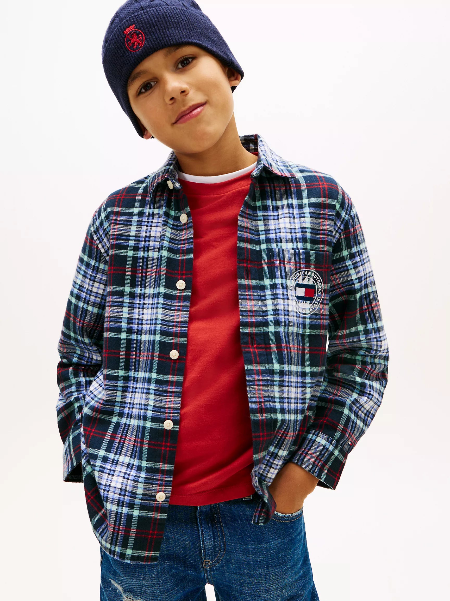 Dark Night Navy Check