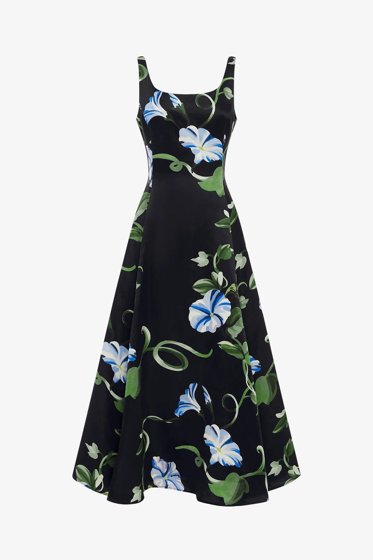 Vine Print in Ebony