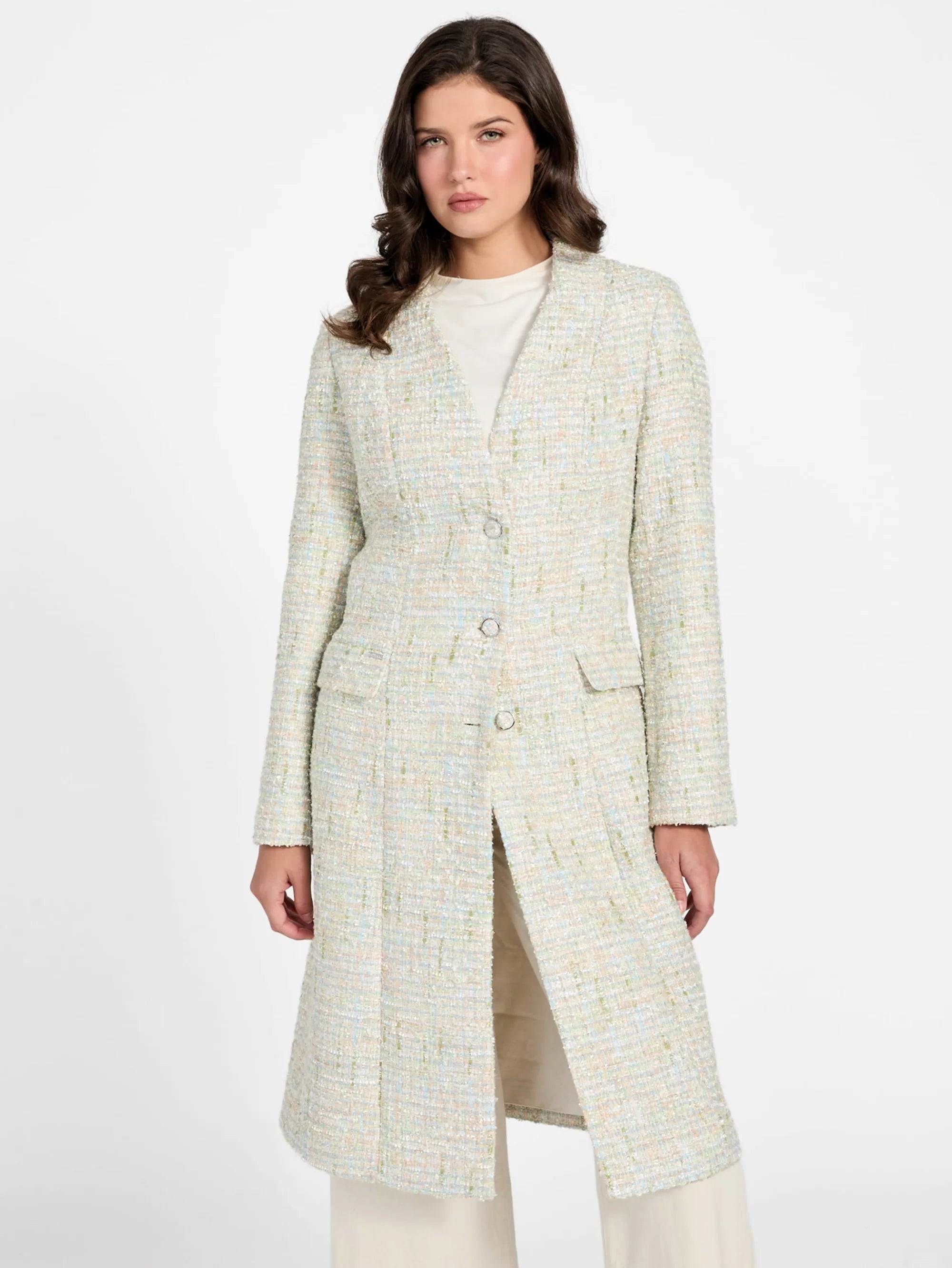 Green Mix Color Tweed
