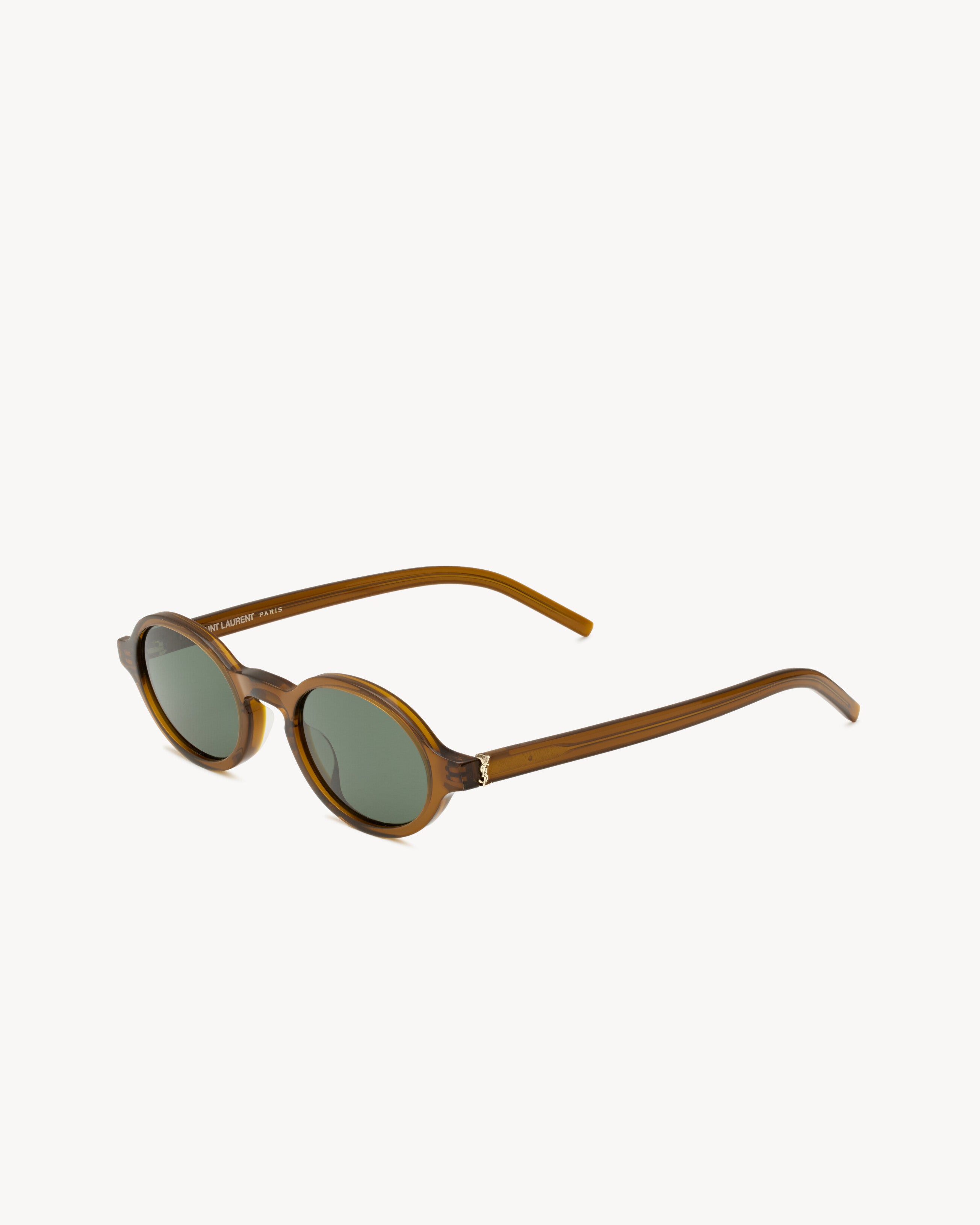 Transparent Cognac Brown And Green